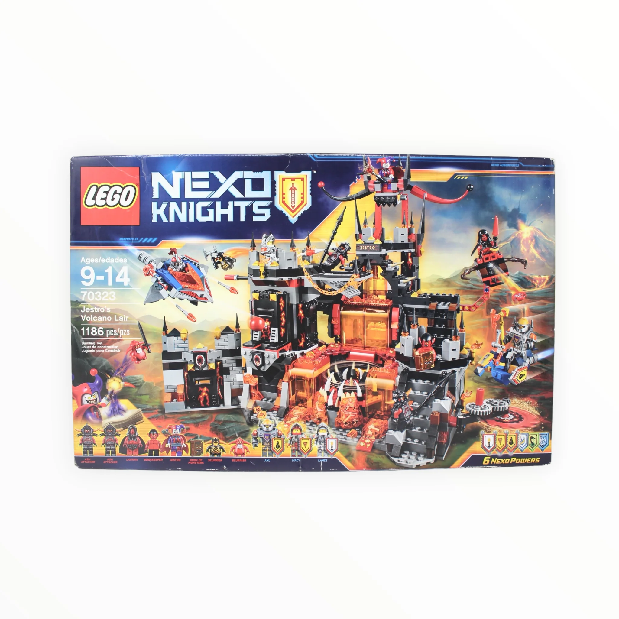 Certified Used Set 70323 Nexo Knights Jestro’s Volcano Lair