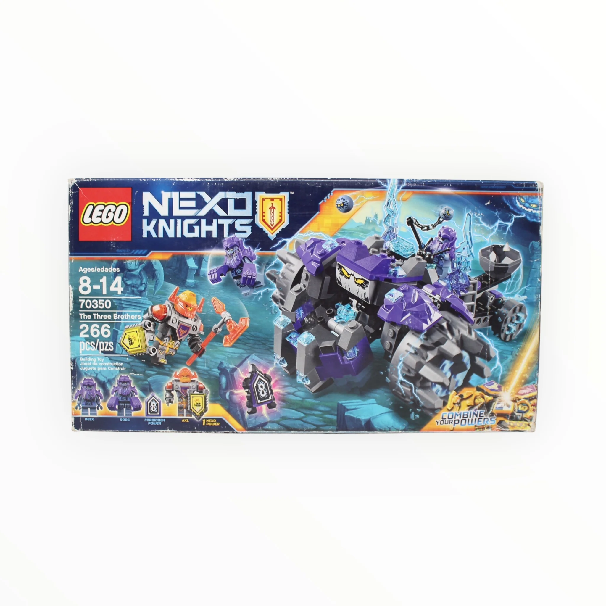 Certified Used Set 70350 Nexo Knights The Three Brothers