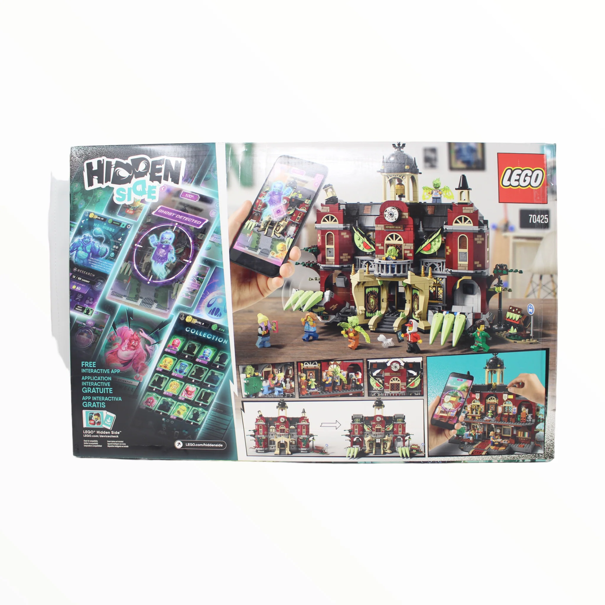 Certified Used Set 70425 Hidden Side Newbury Haunted High School (open box, sealed bags) - Image 2