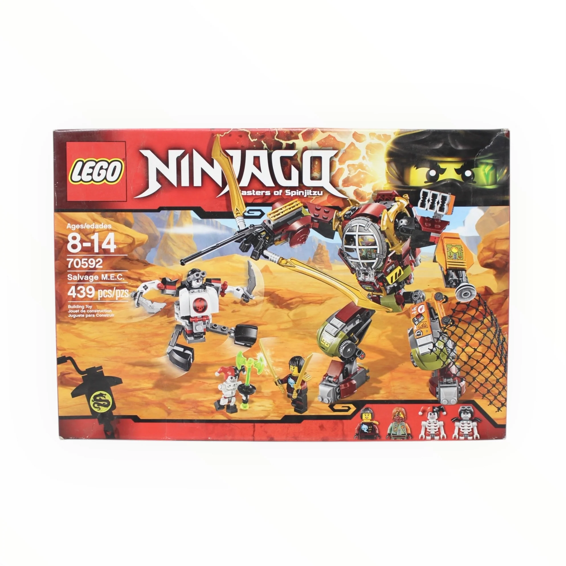 Certified Used Set 70592 Ninjago Salvage M.E.C. (open box, sealed bags)