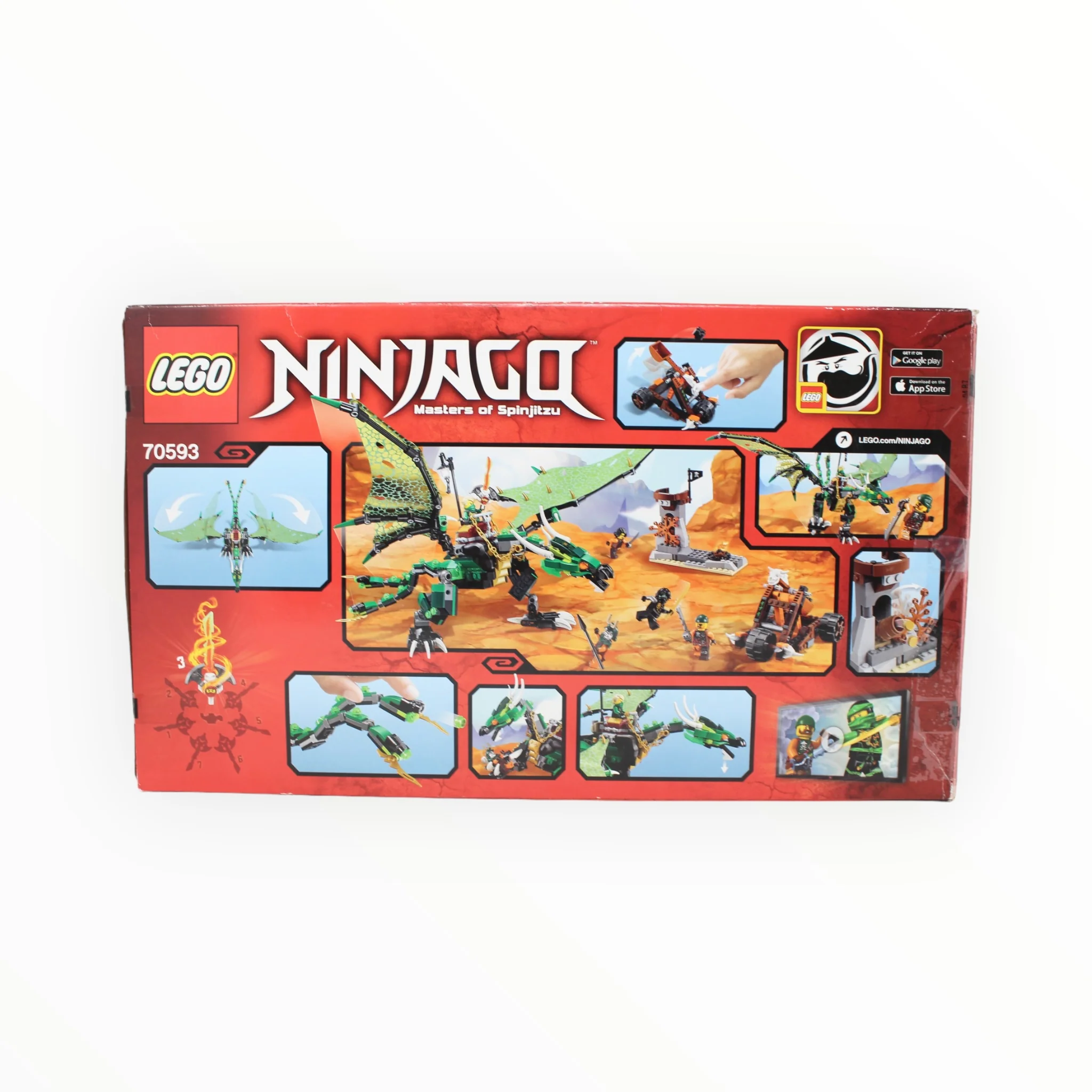 Certified Used Set 70593 Ninjago The Green NRG Dragon - Image 2