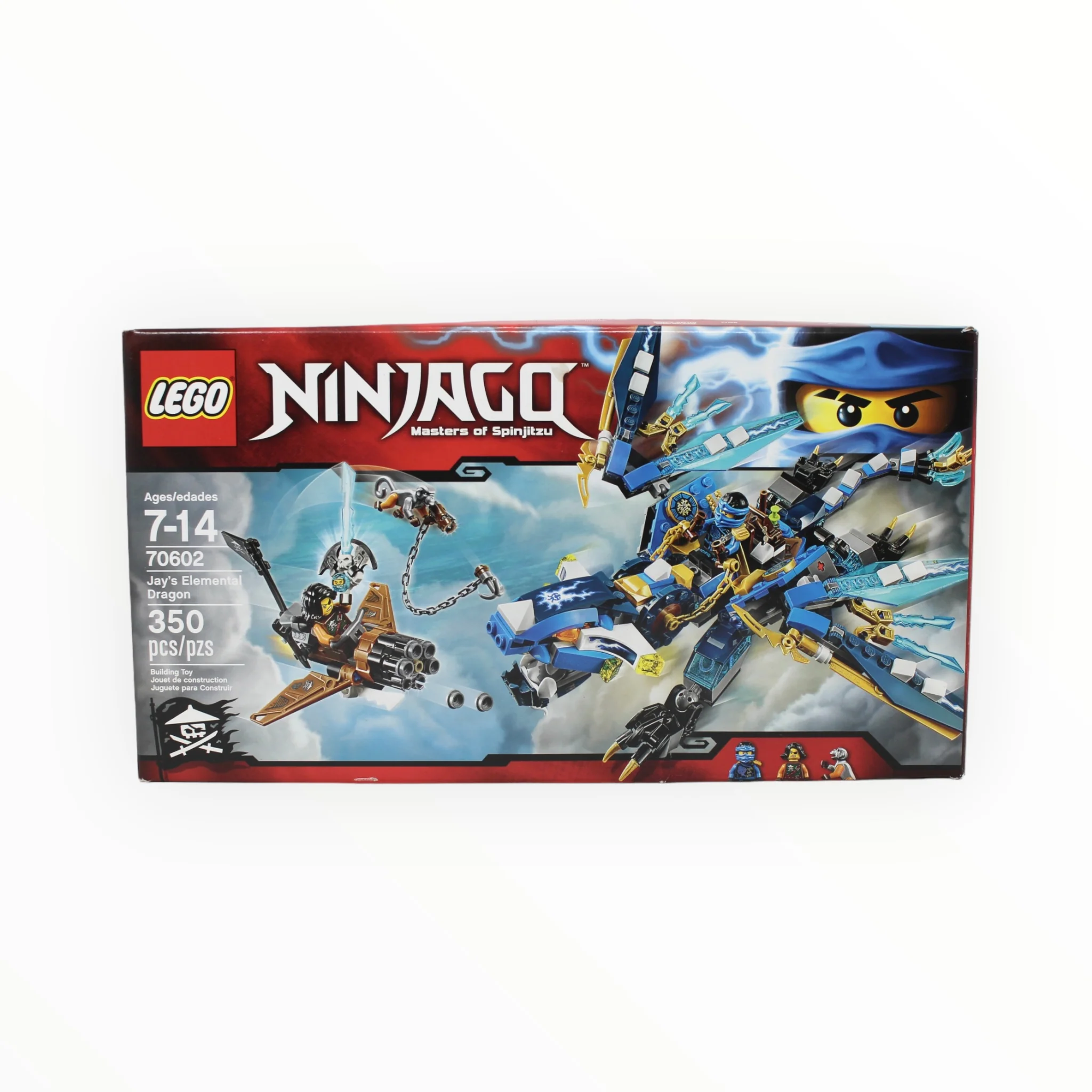 Certified Used Set 70602 Ninjago Jay’s Elemental Dragon