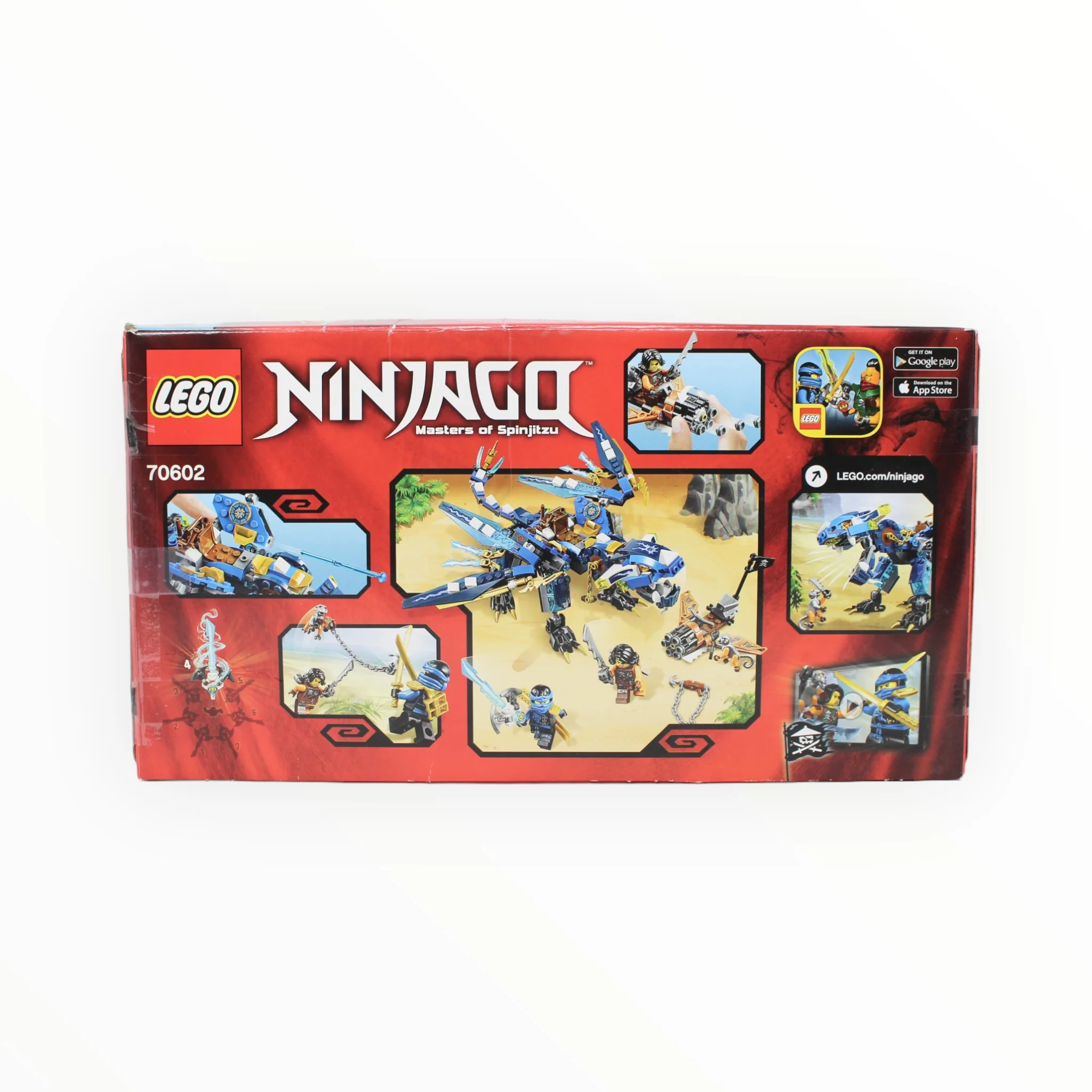 Certified Used Set 70602 Ninjago Jay’s Elemental Dragon - Image 2