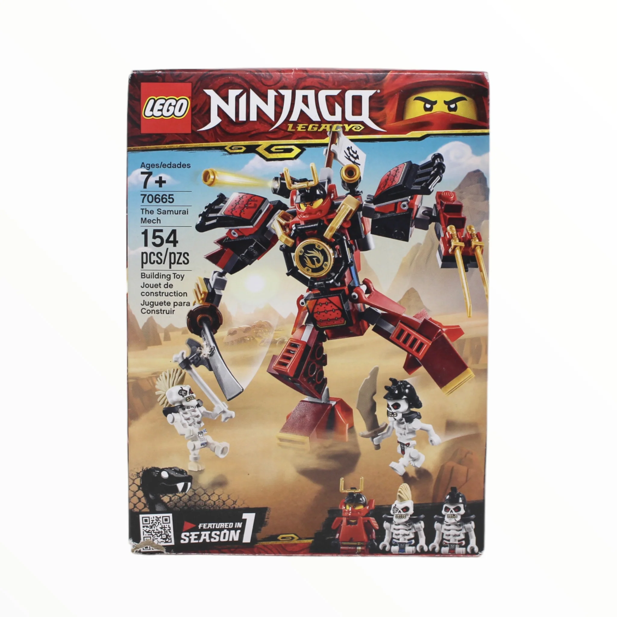 Certified Used Set 70665 Ninjago The Samurai Mech