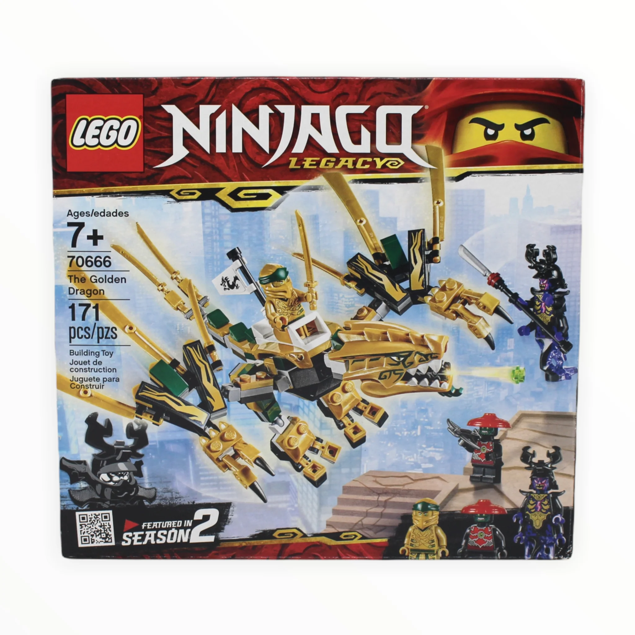 Certified Used Set 70666 Ninjago The Golden Dragon