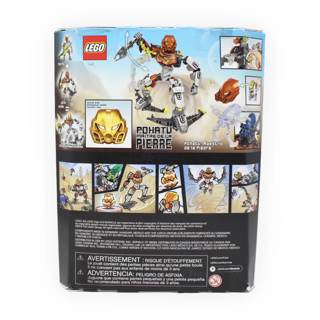 Certified Used Set 70785 Bionicle Pohatu Master of Stone - Image 2