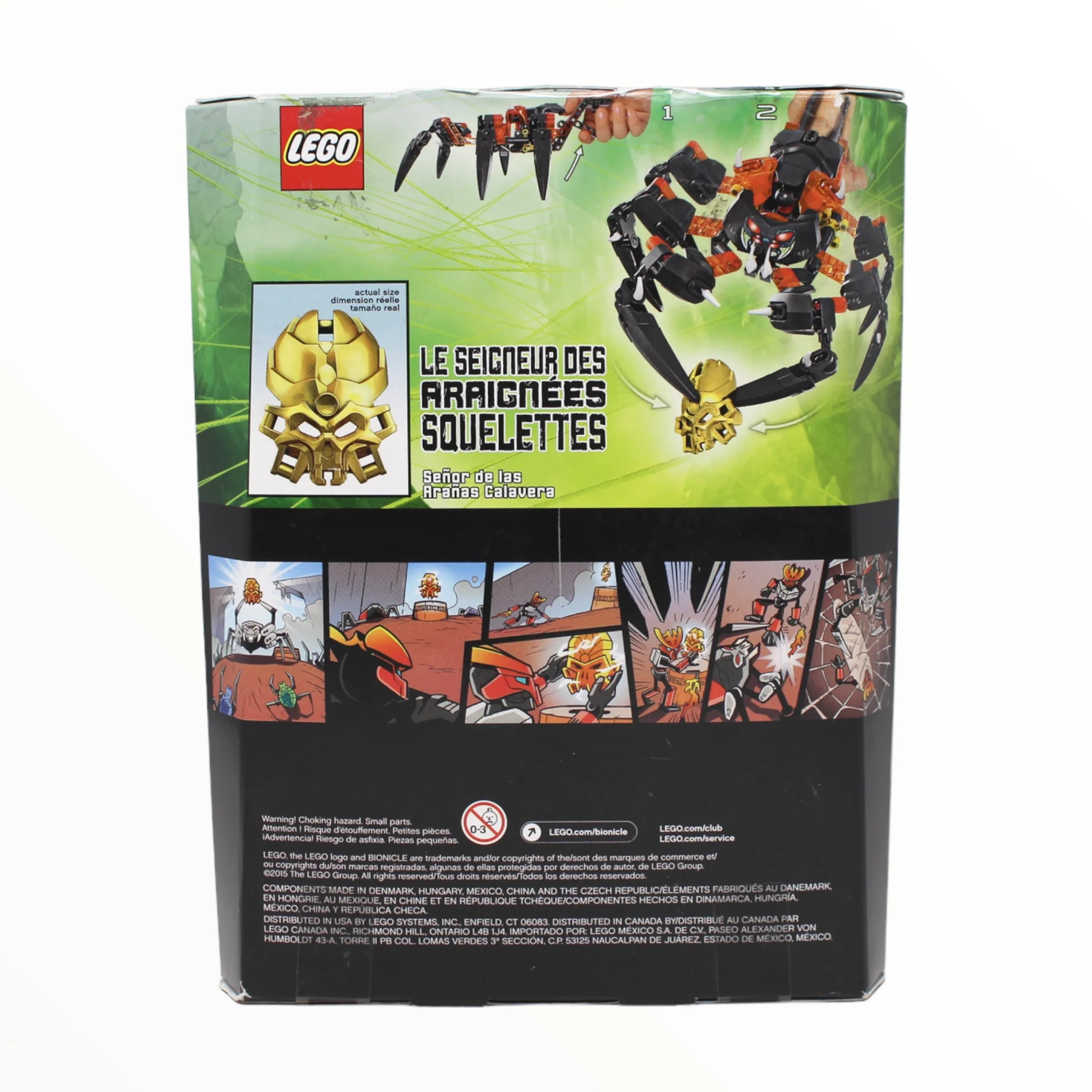 Certified Used Set 70790 Bionicle Lord of Skull Spiders - Image 2
