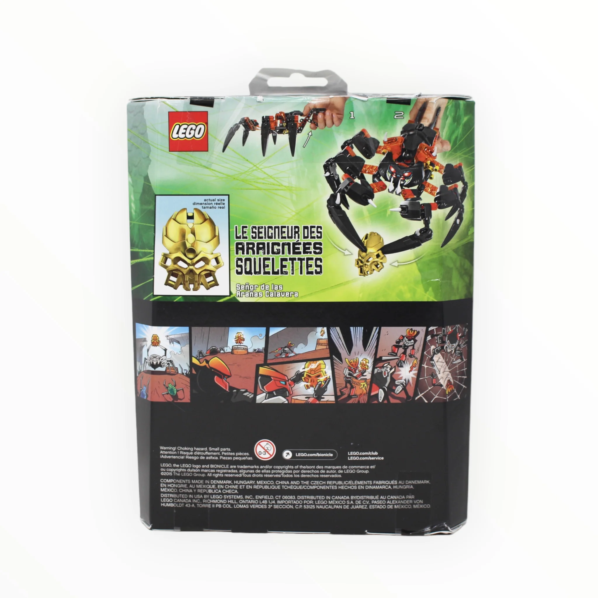 Certified Used Set 70790 Bionicle Lord of Skull Spiders (open box, sealed bags) - Image 2