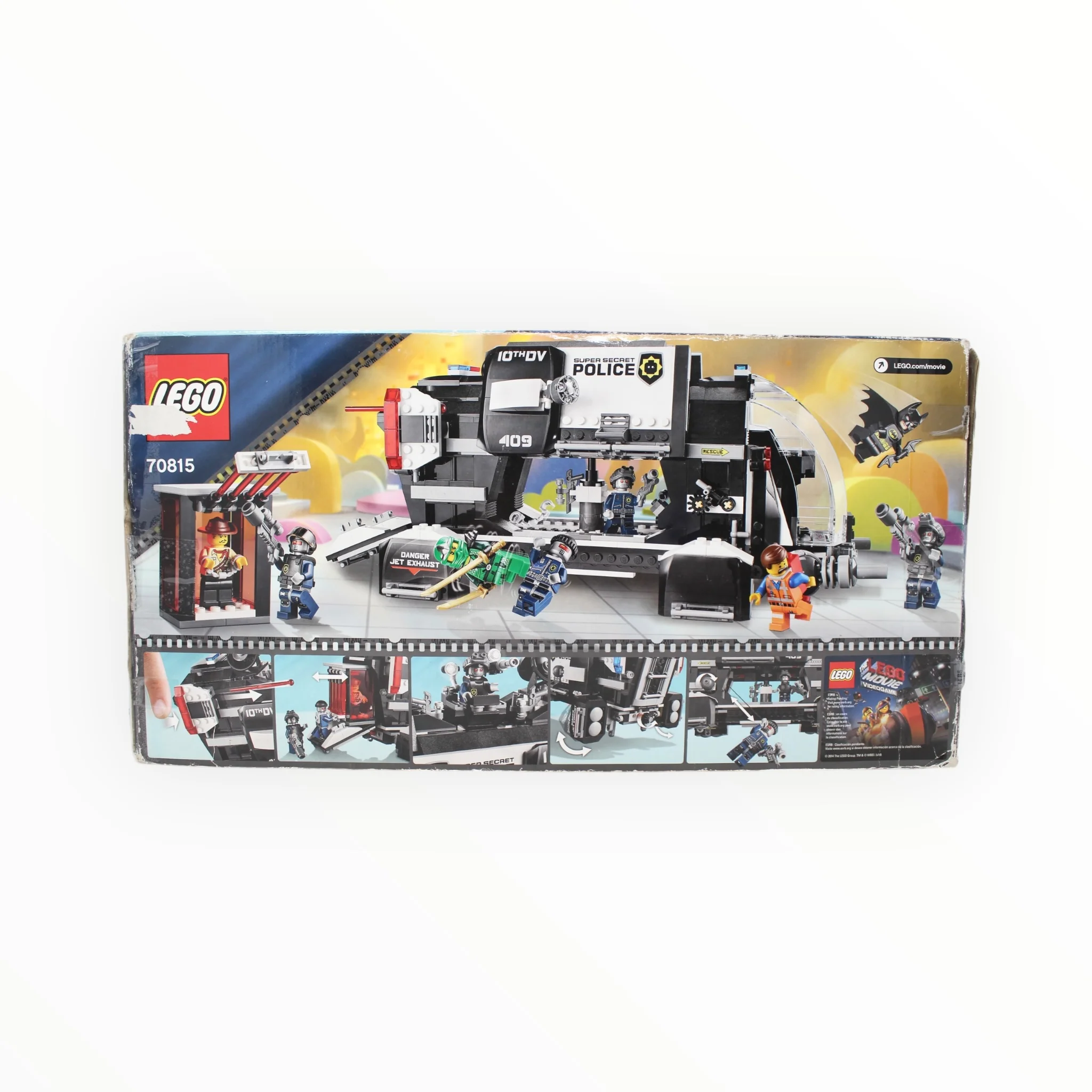 Certified Used Set 70815 The LEGO Movie Super Secret Police Dropship (open box, sealed bags) - Image 2
