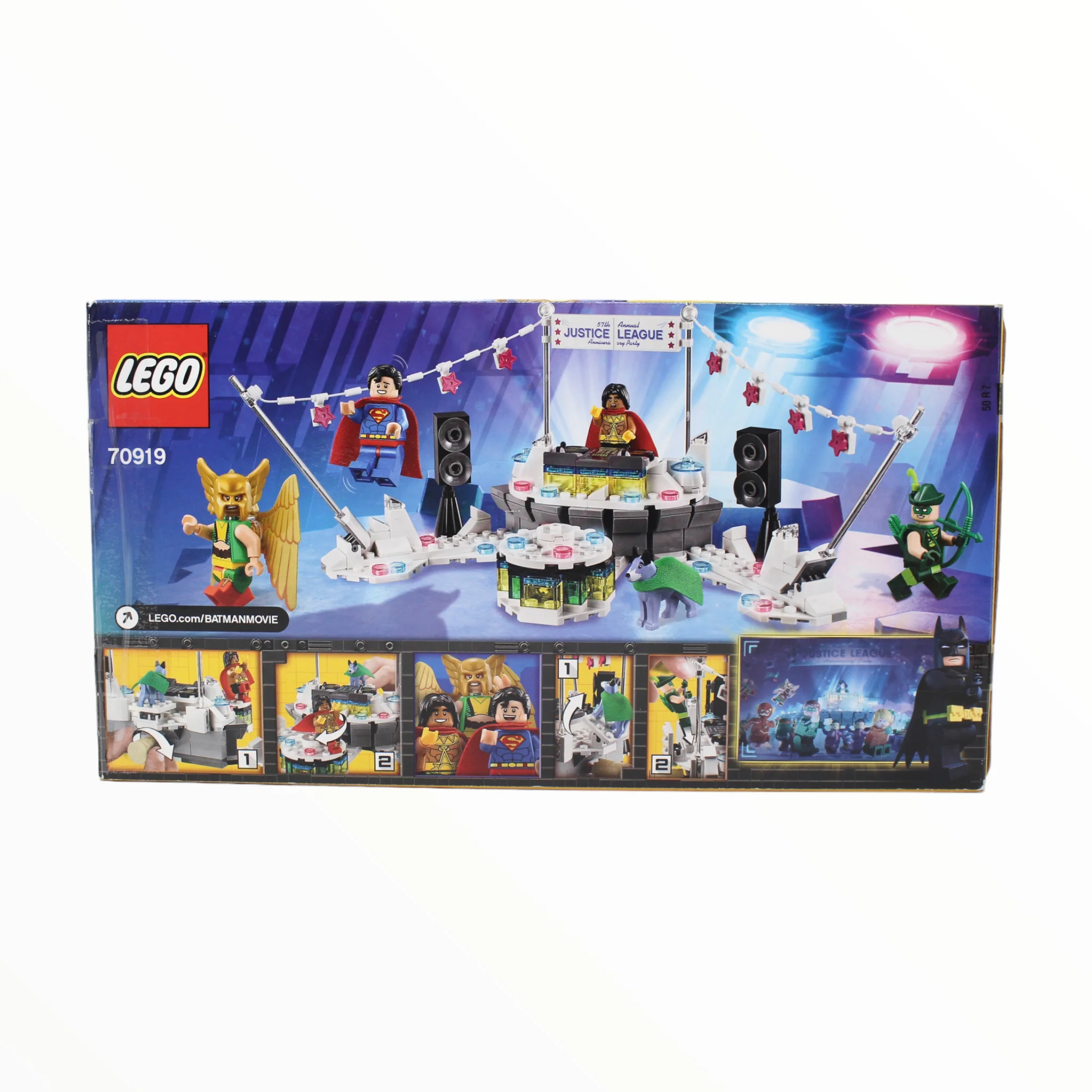 Certified Used Set 70919 The LEGO Batman Movie The Justice League Anniversary Party - Image 2