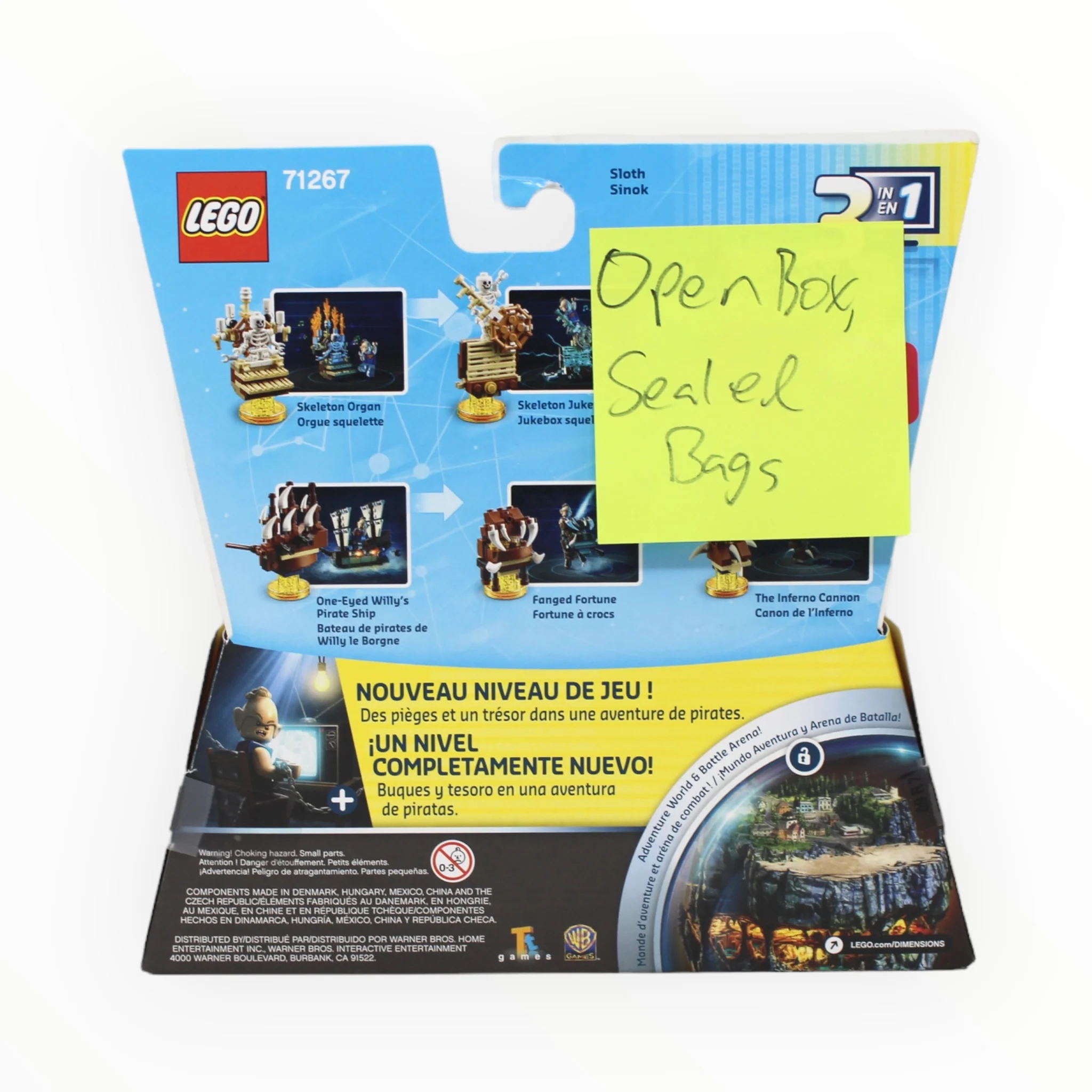 Certified Used Set 71267 Dimensions Level Pack - The Goonies (open box, sealed bags) - Image 2