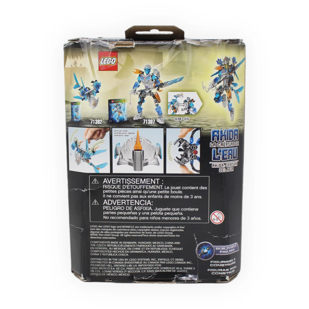 Certified Used Set 71302 Bionicle Akida Creature of Water - Image 2