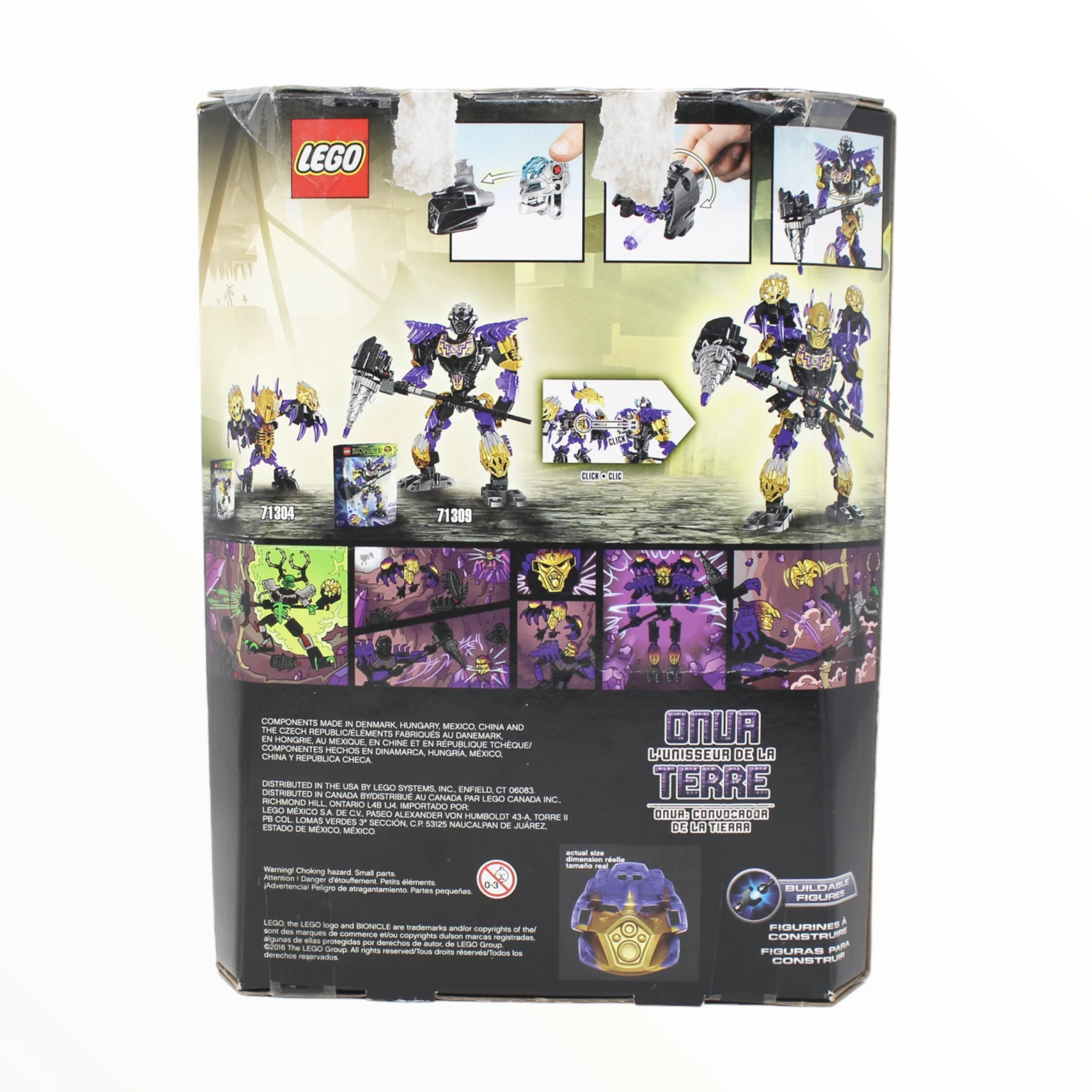 Certified Used Set 71309 Bionicle Onua Uniter of Earth - Image 2