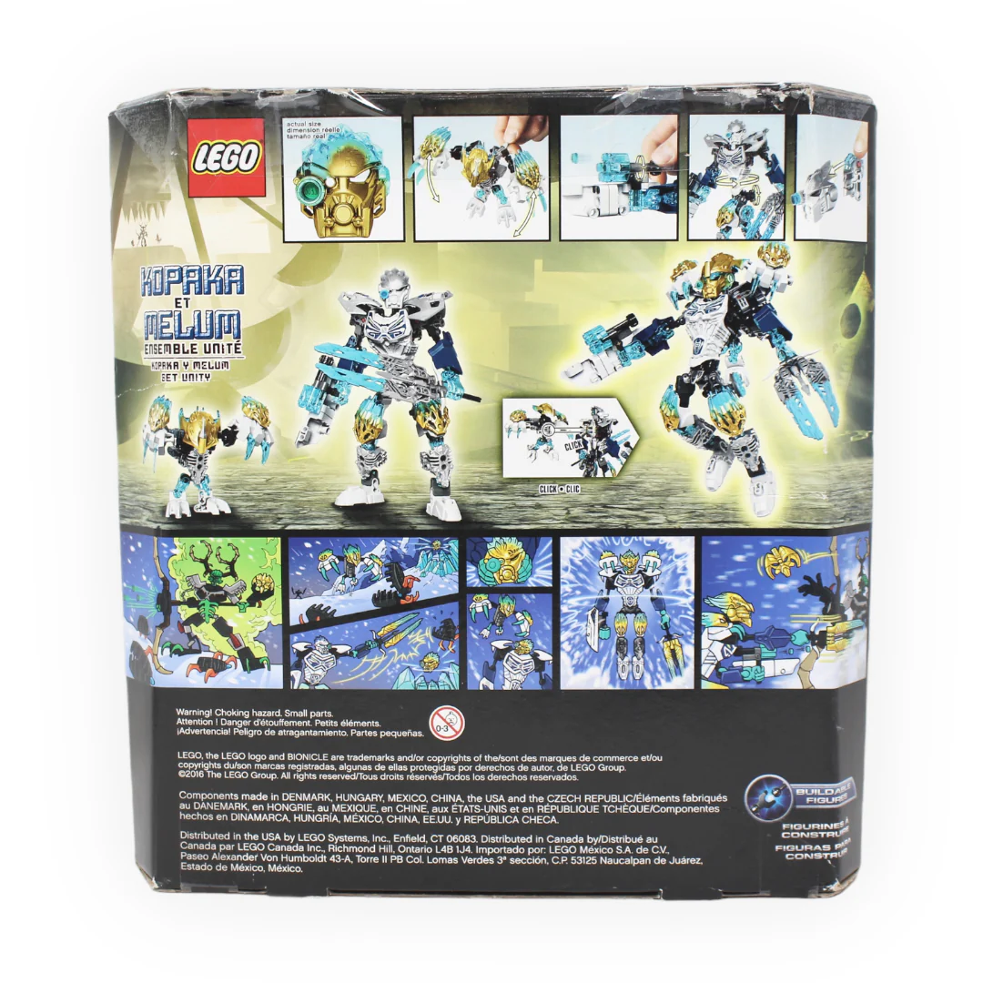 Certified Used Set 71311 Bionicle Kopaka and Melum Unity Set - Image 2
