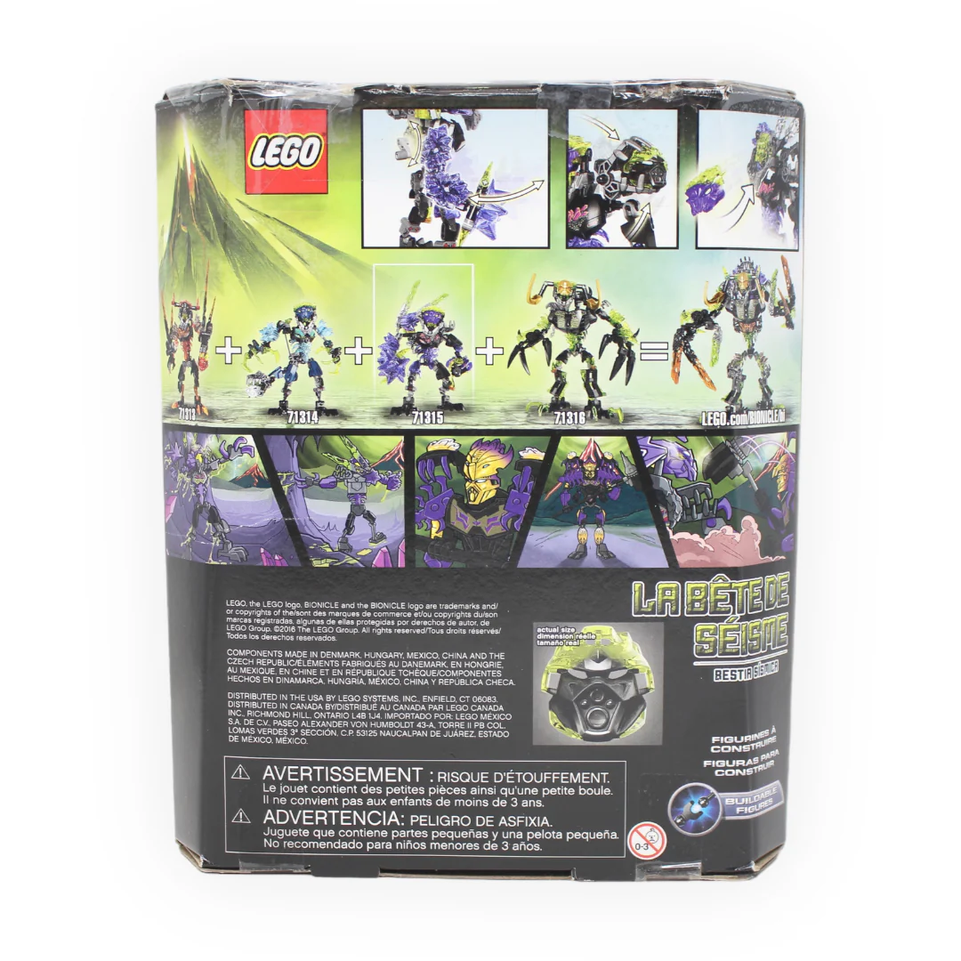 Certified Used Set 71315 Bionicle Quake Beast - Image 2