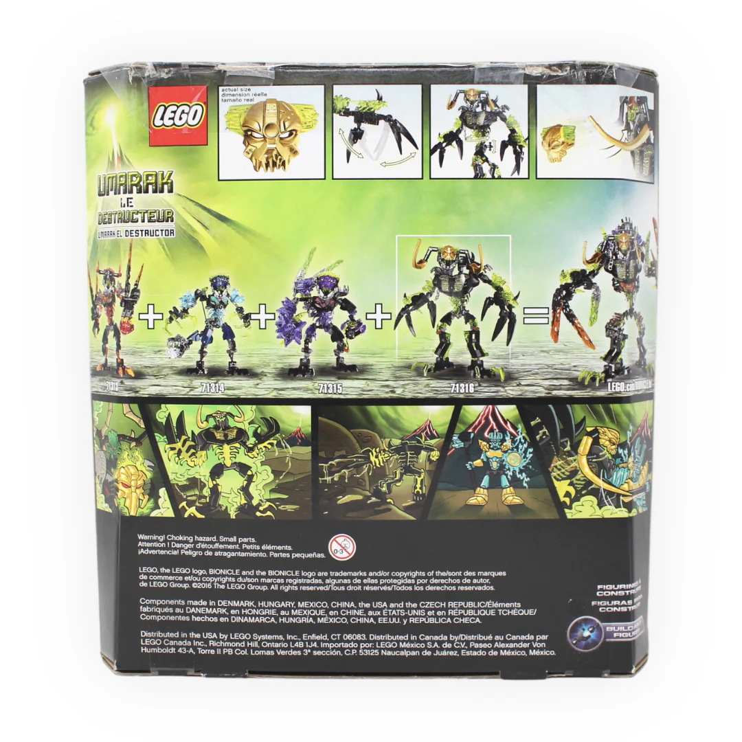 Certified Used Set 71316 Bionicle Umarak the Destroyer - Image 2