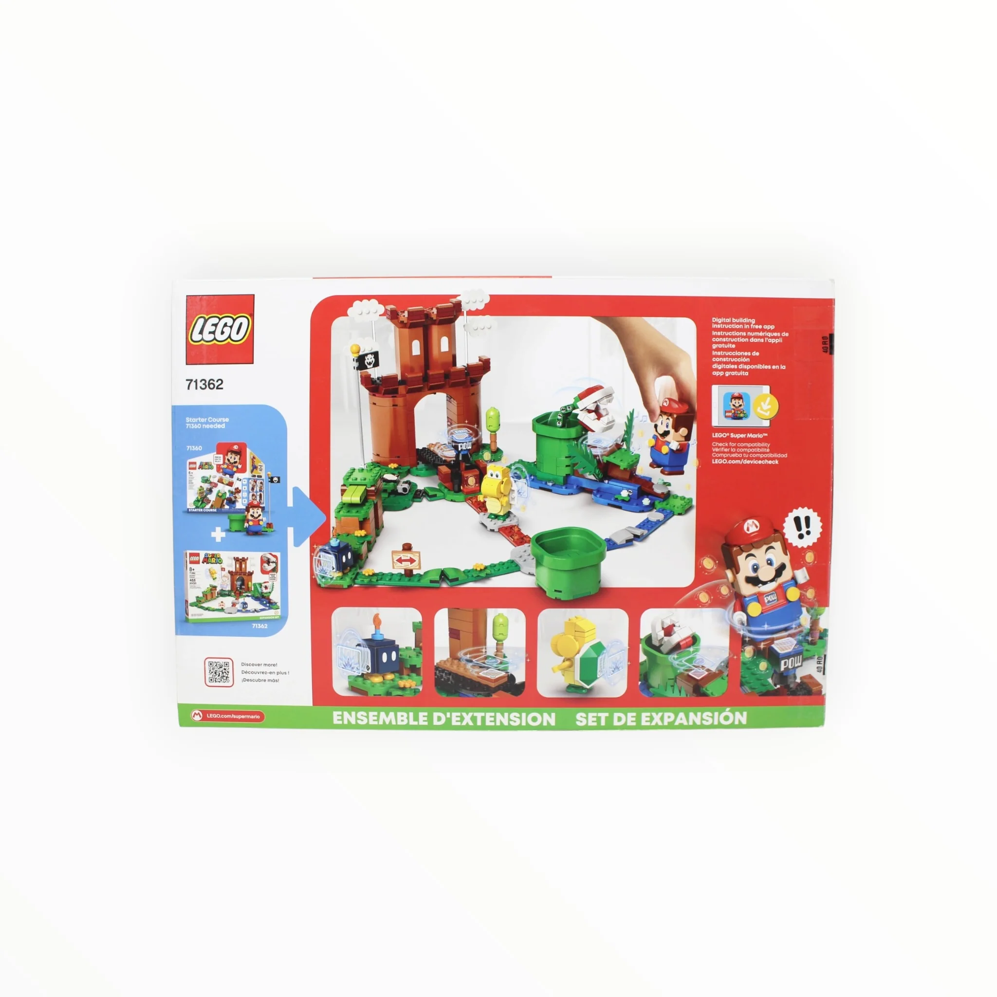 Certified Used Set 71362 Super Mario Guarded Fortress (open box, sealed bags) - Image 2