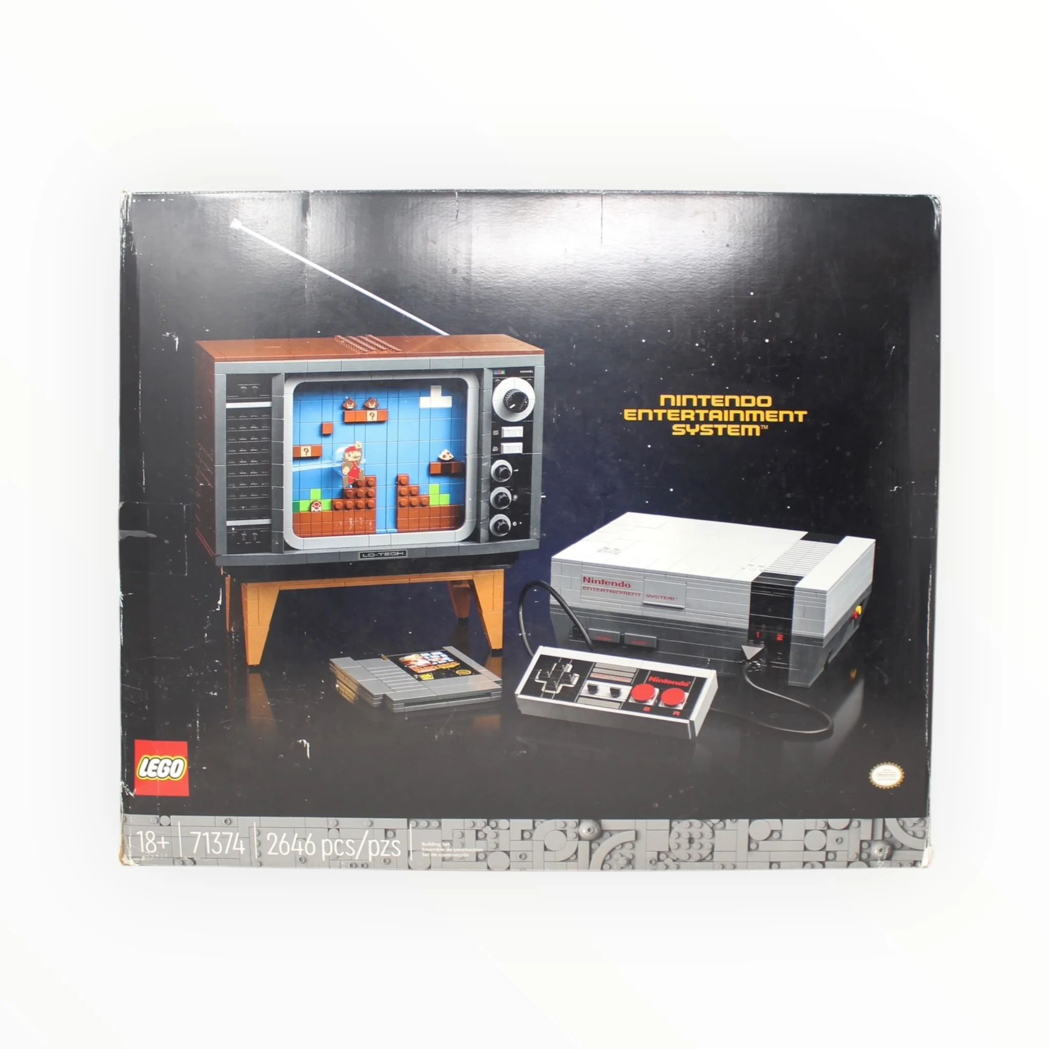 Certified Used Set 71374 Super Mario Nintendo Entertainment System (damaged box, most bags sealed)
