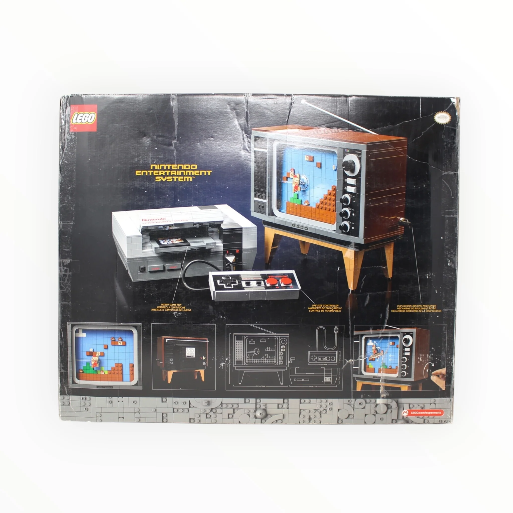 Certified Used Set 71374 Super Mario Nintendo Entertainment System (damaged box, most bags sealed) - Image 2