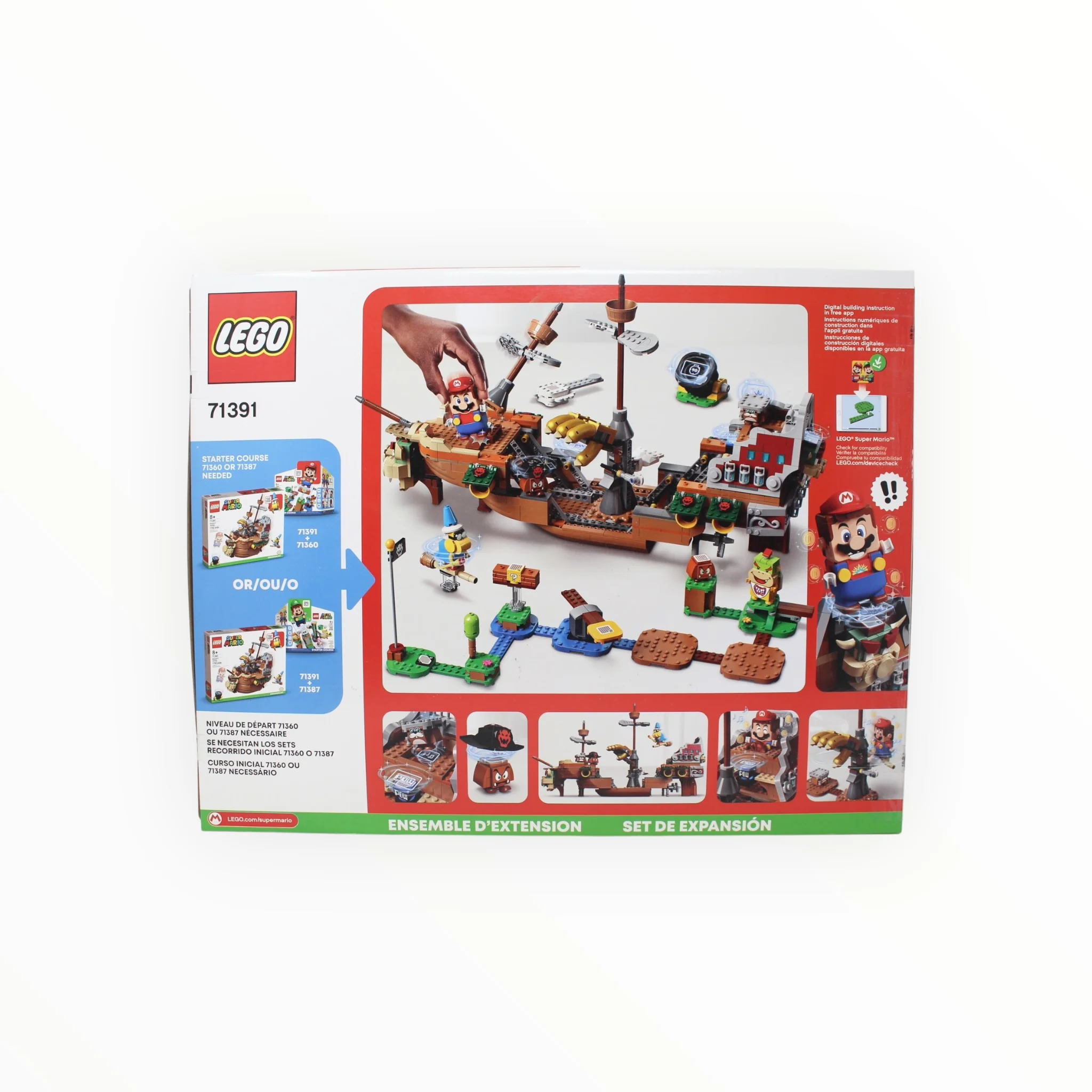 Certified Used Set 71391 Super Mario Bowser’s Airship (open box sealed bags) - Image 2
