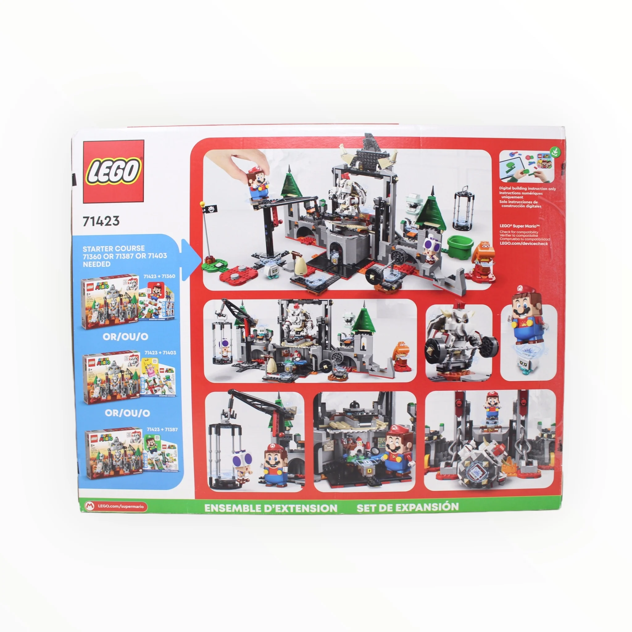 Certified Used Set 71423 Super Mario Dry Bowser Castle Battle (some bags sealed) - Image 2