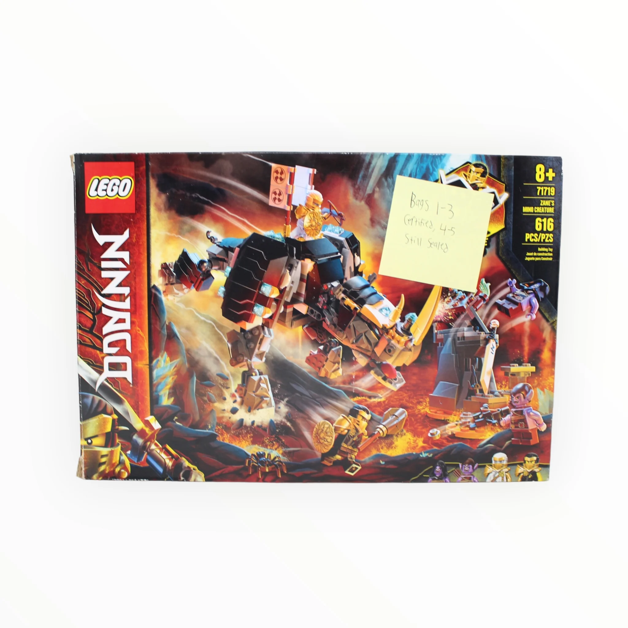 Certified Used Set 71719 Ninjago Zaneās Mino Creature (two bags sealed)