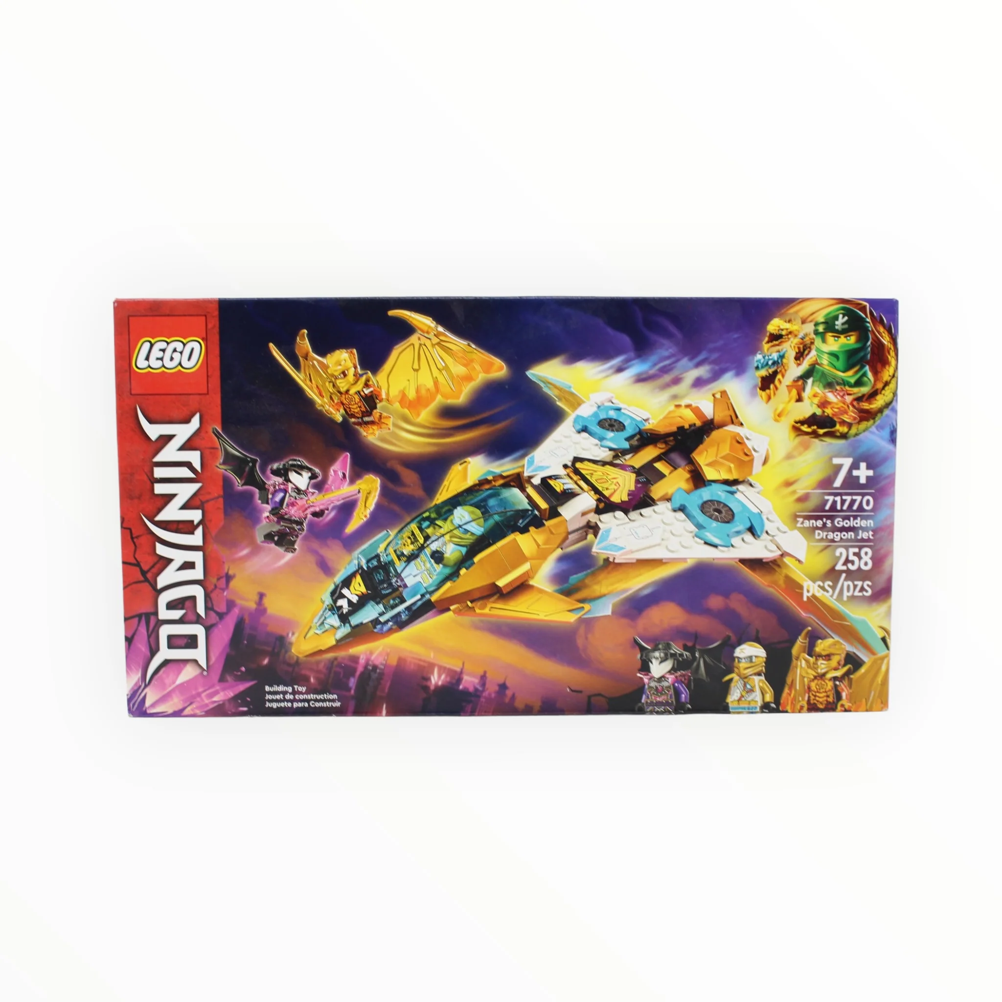 Certified Used Set 71770 Ninjago Zaneās Golden Dragon Jet