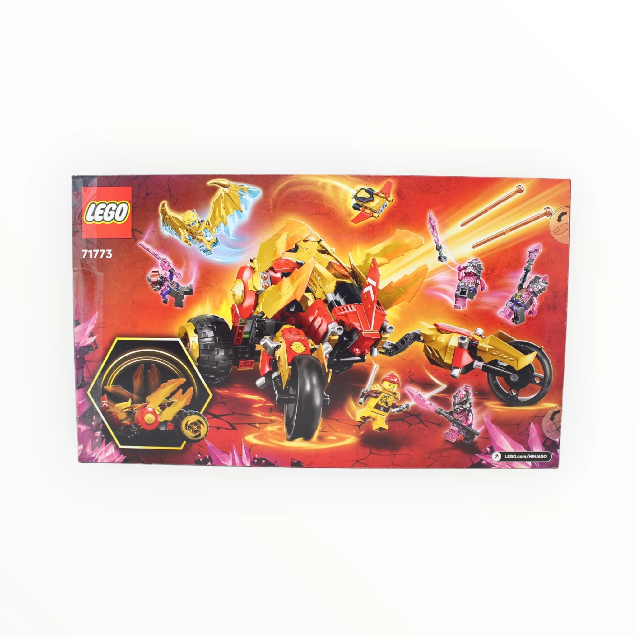Certified Used Set 71773 Ninjago Kai’s Golden Dragon Raider - Image 2