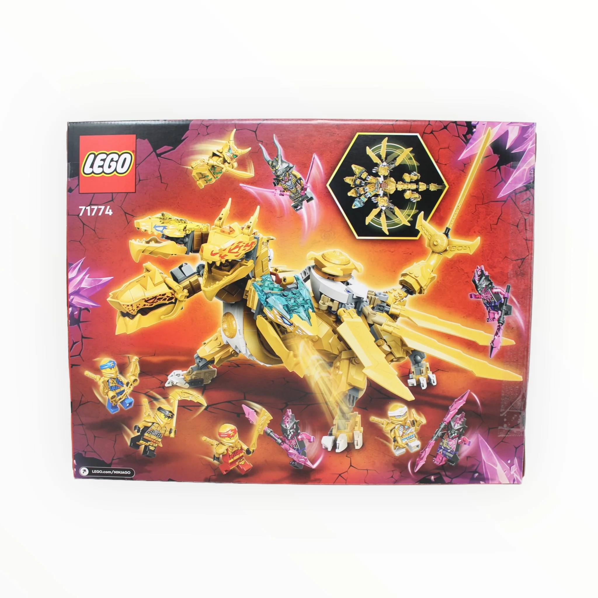 Certified Used Set 71774 Ninjago Lloyd’s Golden Ultra Dragon - Image 2