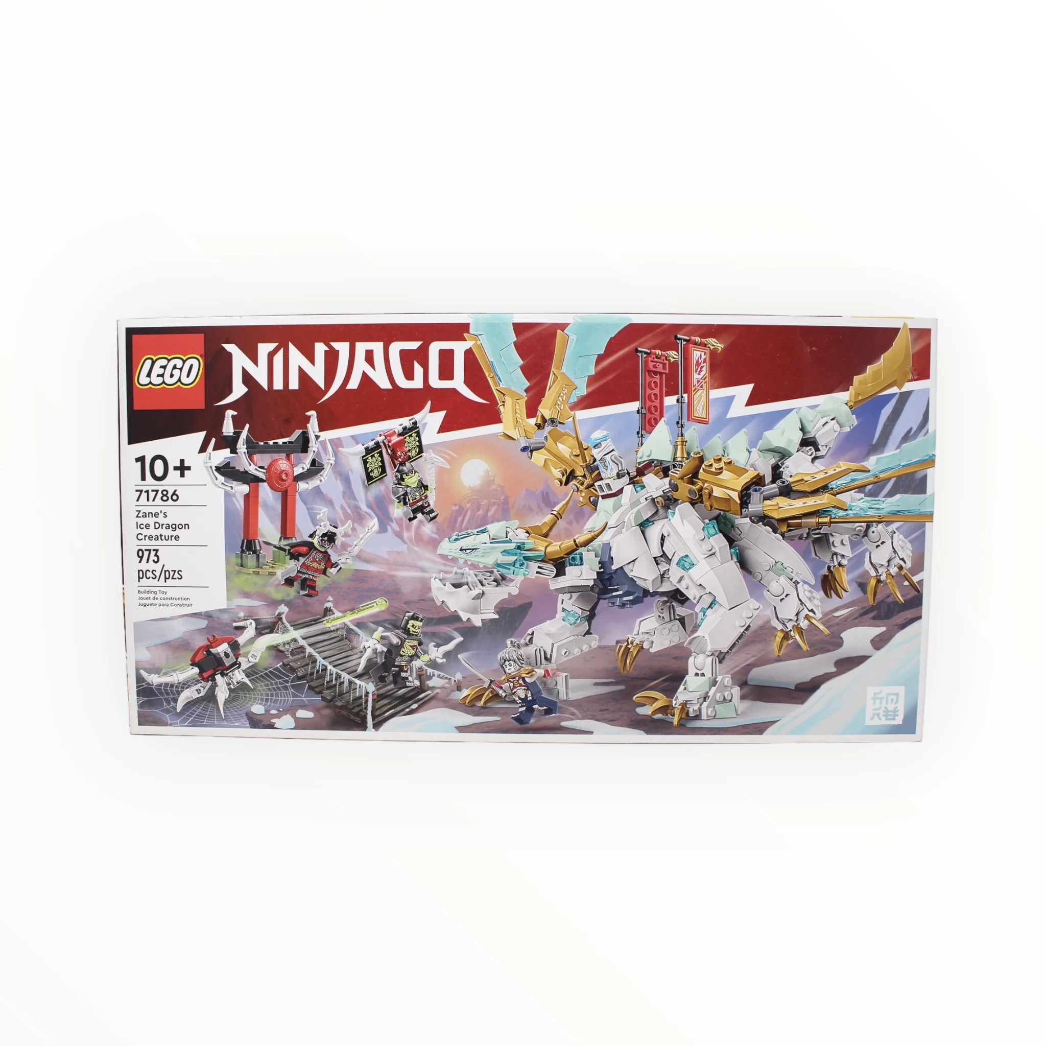 Certified Used Set 71786 Ninjago Zaneās Ice Dragon Creature