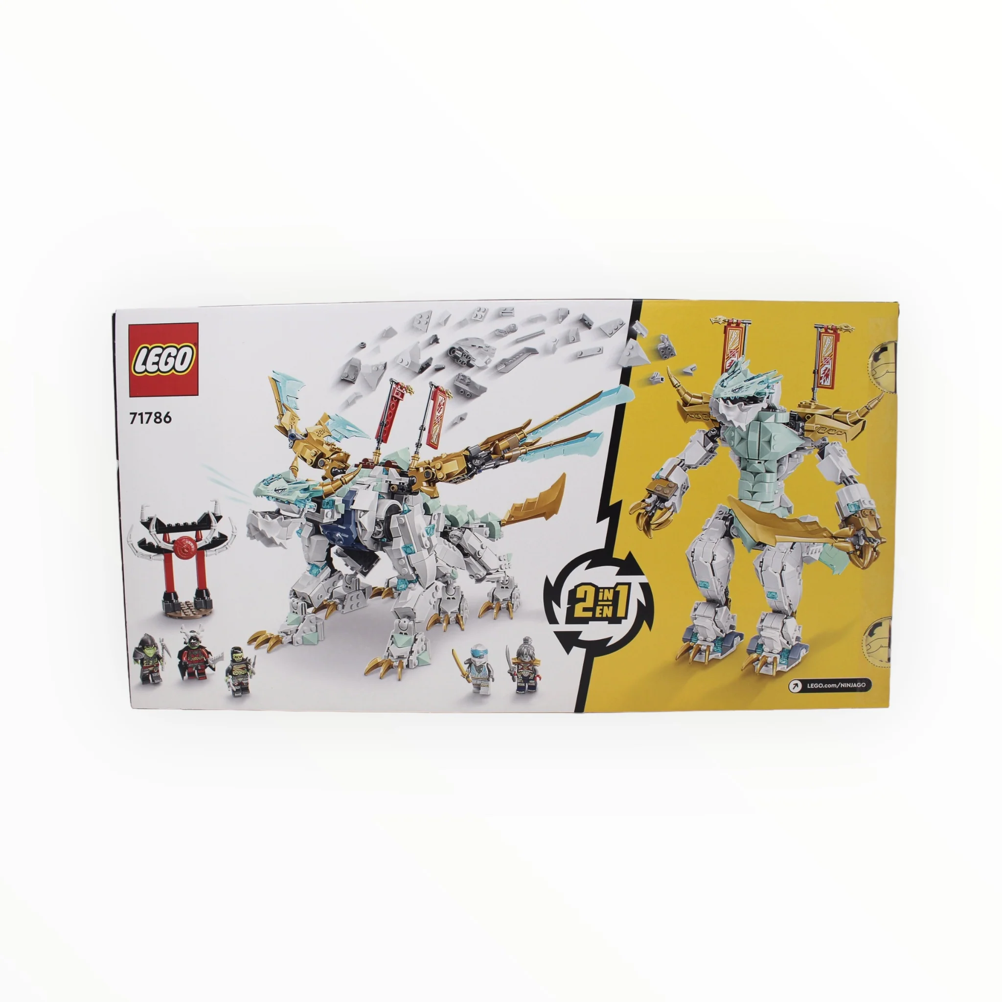 Certified Used Set 71786 Ninjago Zaneās Ice Dragon Creature - Image 2