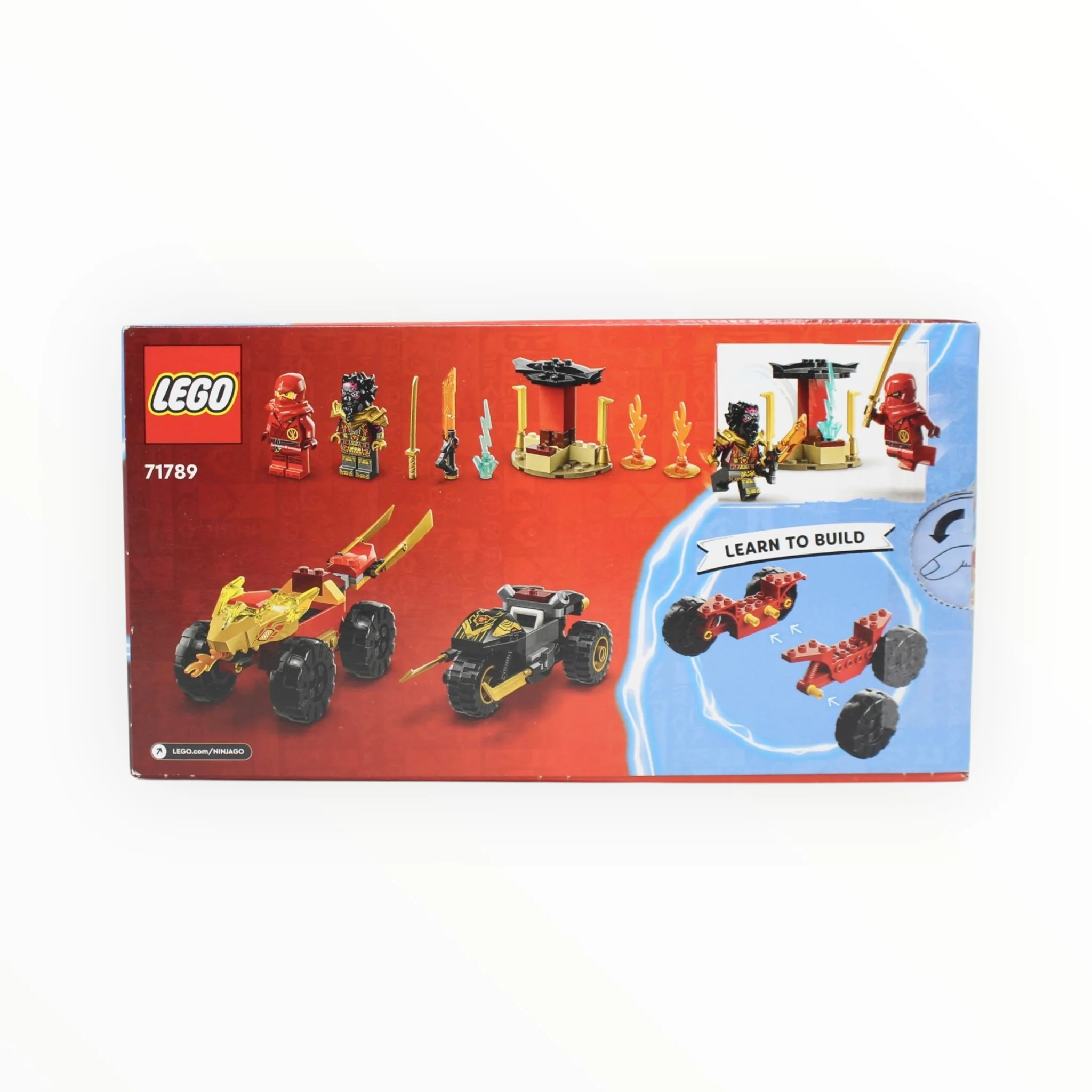 Certified Used Set 71789 Ninjago Kai and Ras’s Car and Bike Battle - Image 2