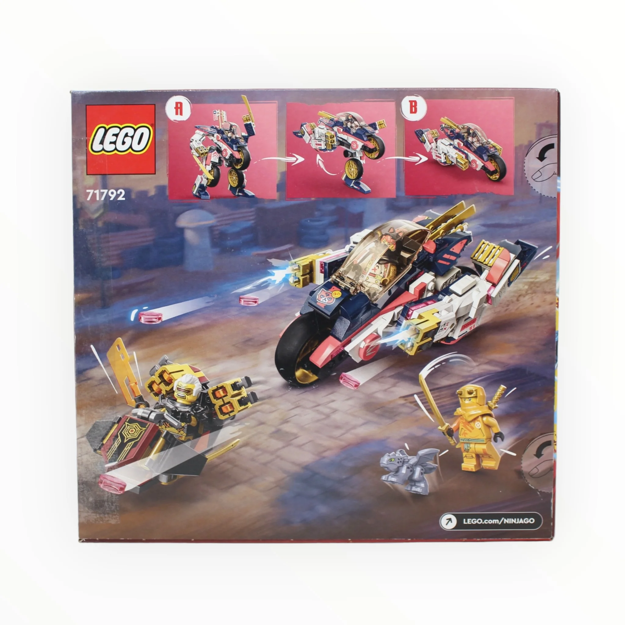 Certified Used Set 71792 Ninjago Sora’s Transforming Mech Bike Racer - Image 2