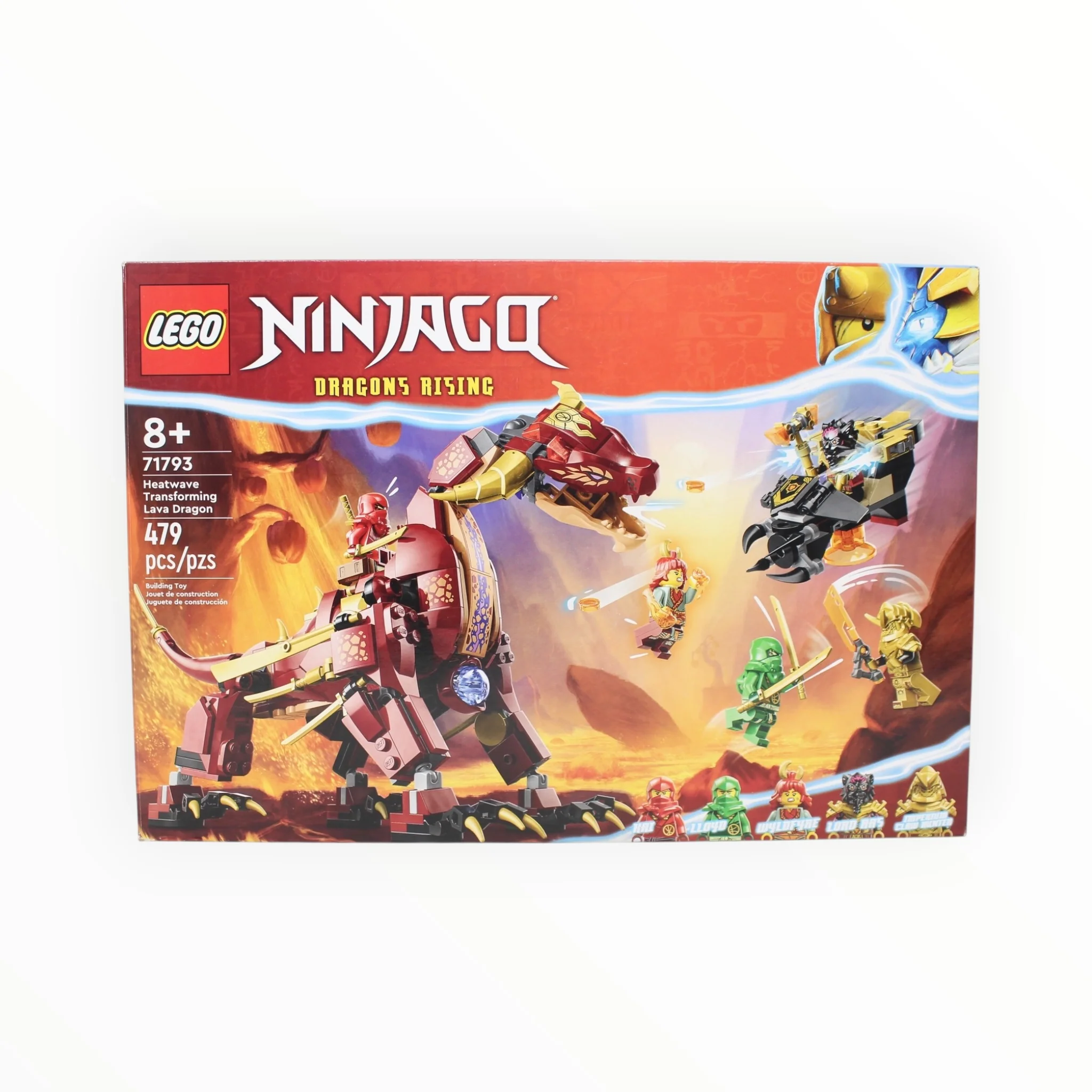 Certified Used Set 71793 Ninjago Heatwave Transforming Dragon