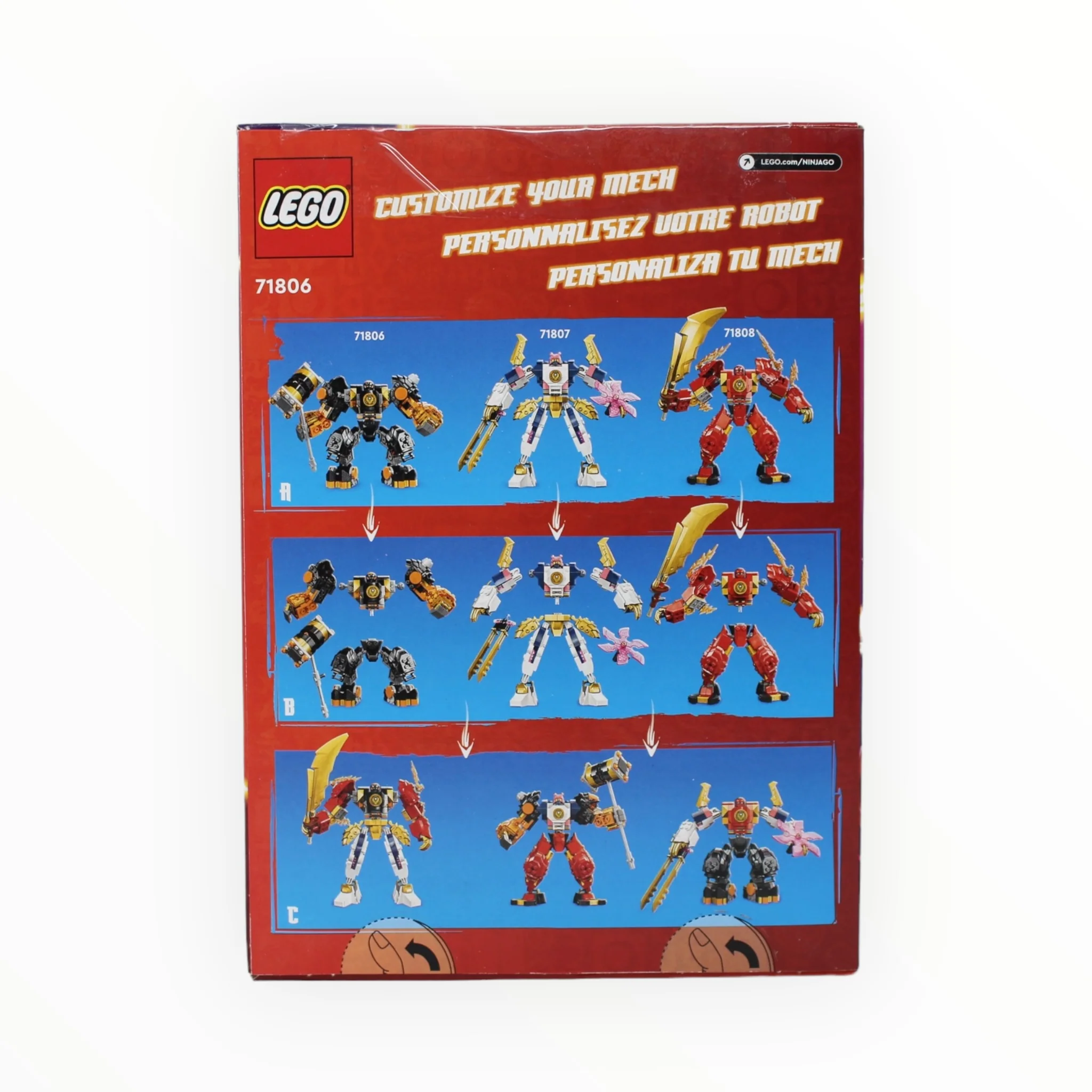 Certified Used Set 71806 Ninjago Coleās Elemental Earth Mech - Image 2