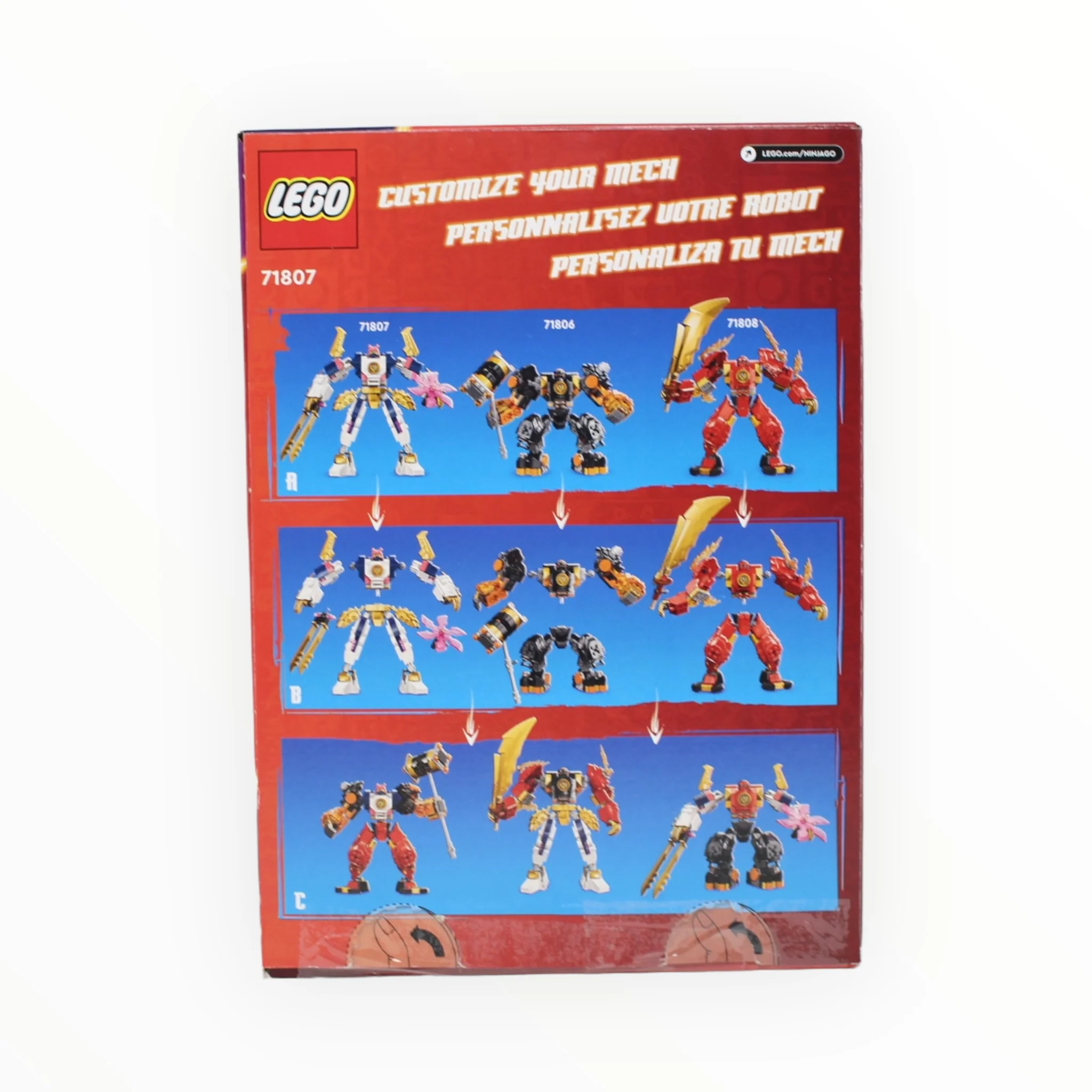 Certified Used Set 71807 Ninjago Sora’s Elemental Tech Mech - Image 2