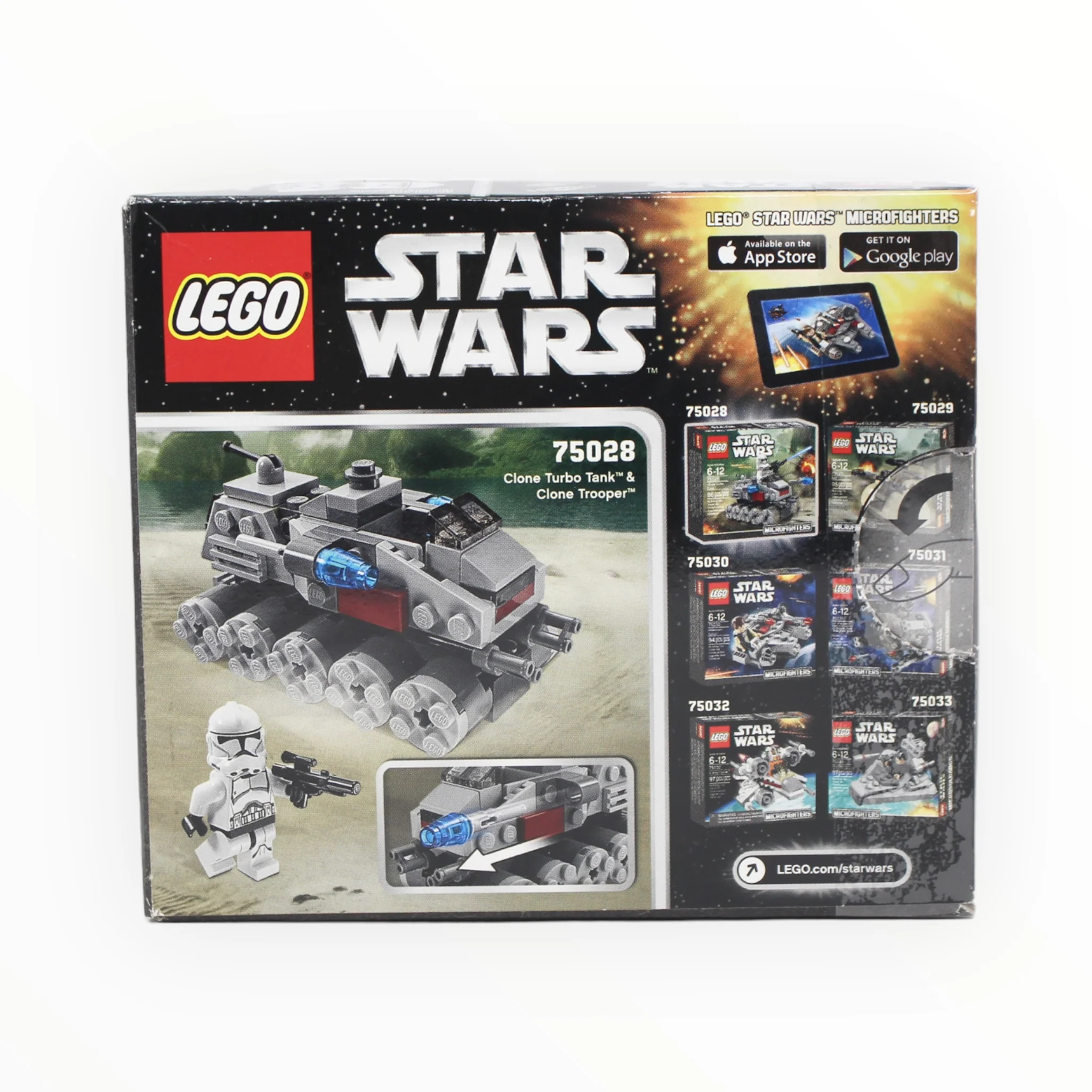 Certified Used Set 75028 Star Wars Clone Turbo Tank Microfighters - Image 2