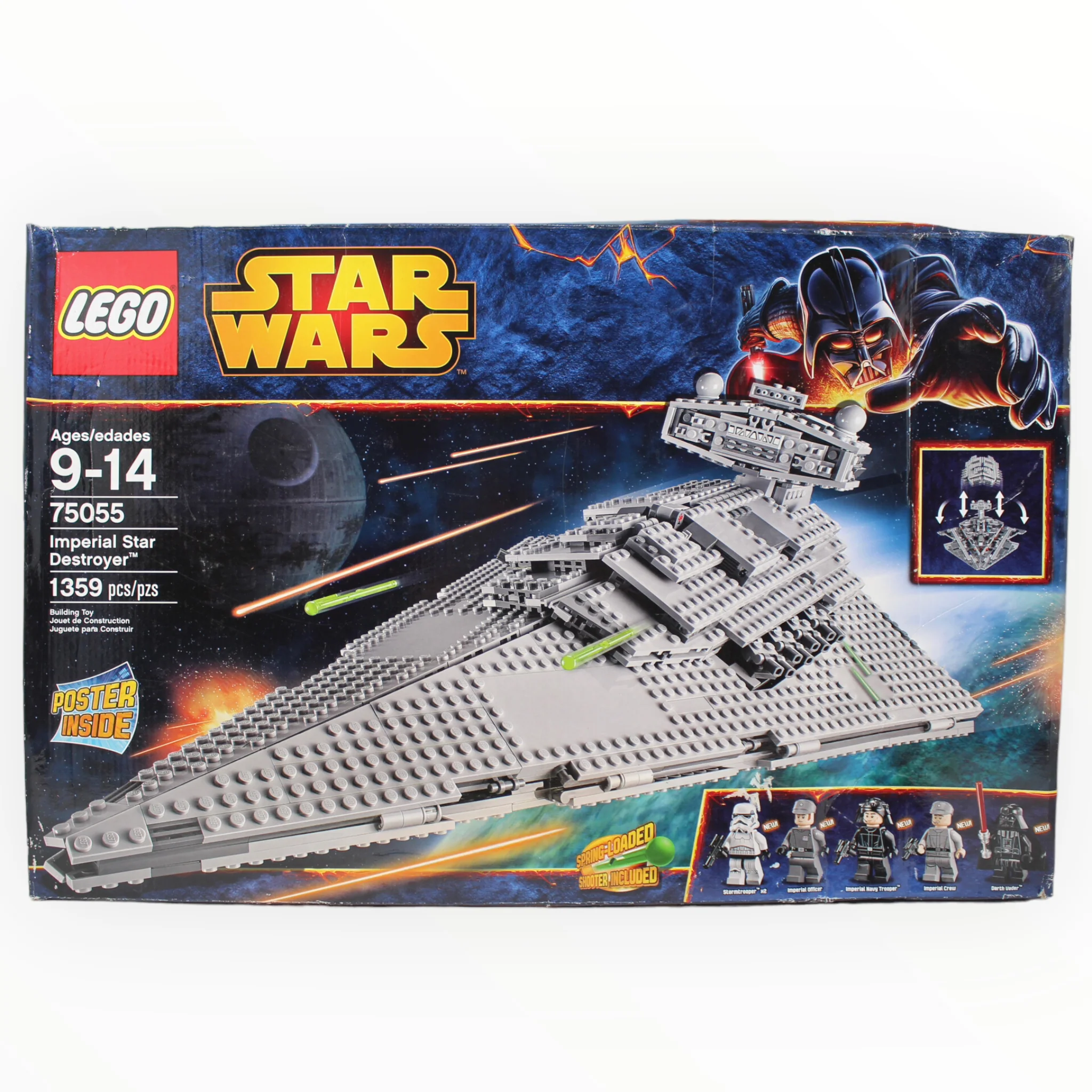 Certified Used Set 75055 Star Wars Imperial Star Destroyer (open and damaged box, sealed bags)