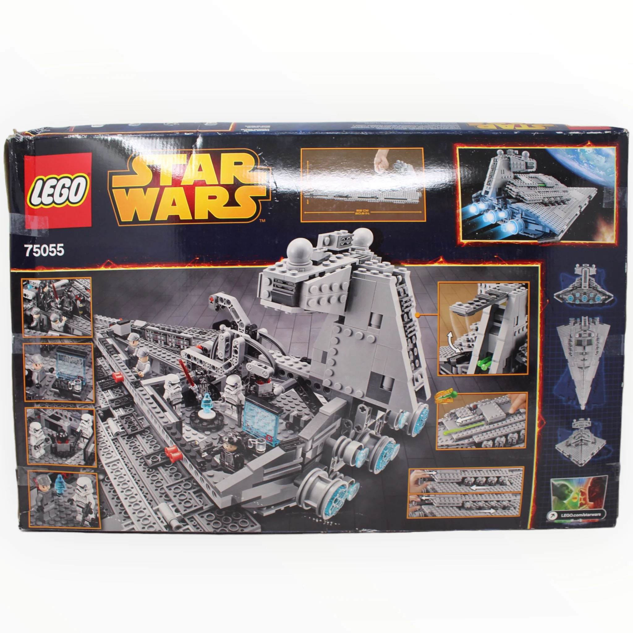 Certified Used Set 75055 Star Wars Imperial Star Destroyer (open and damaged box, sealed bags) - Image 2