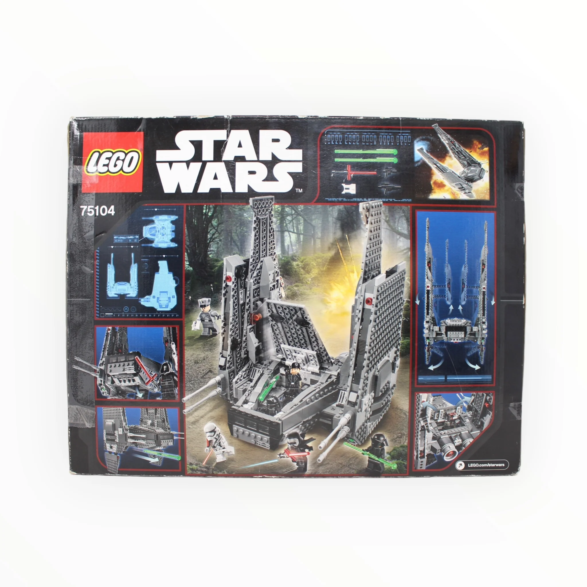 Certified Used Set 75104 Star Wars Kylo Ren’s Command Shuttle (some bags sealed) - Image 2