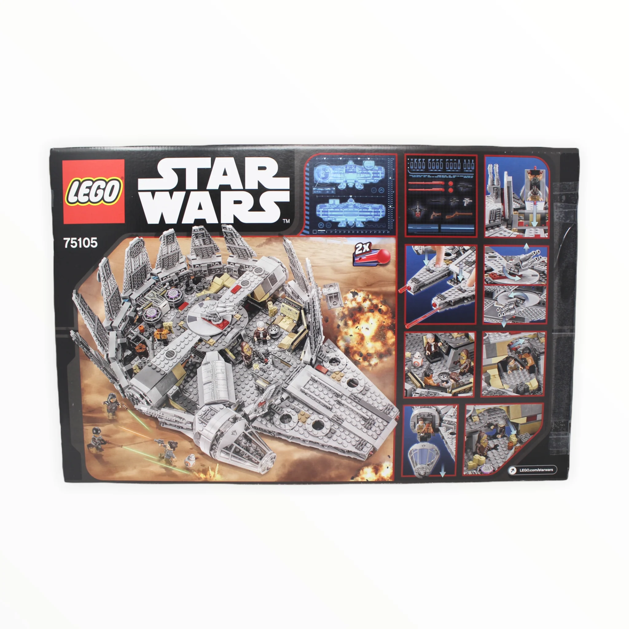 Certified Used Set 75105 Star Wars Millennium Falcon - Image 2