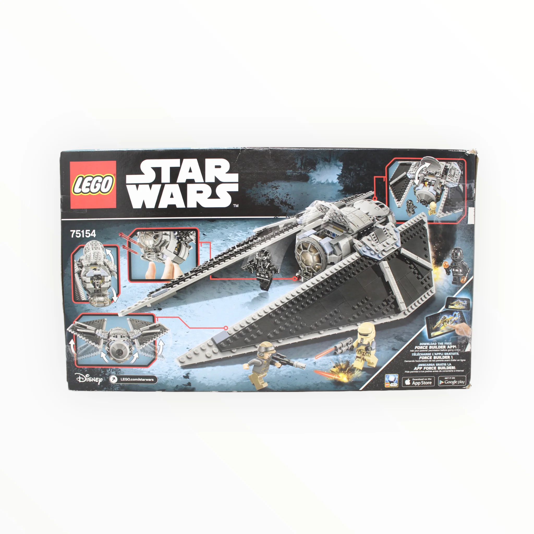 Certified Used Set 75154 Star Wars TIE Striker (open box, sealed bags) - Image 2