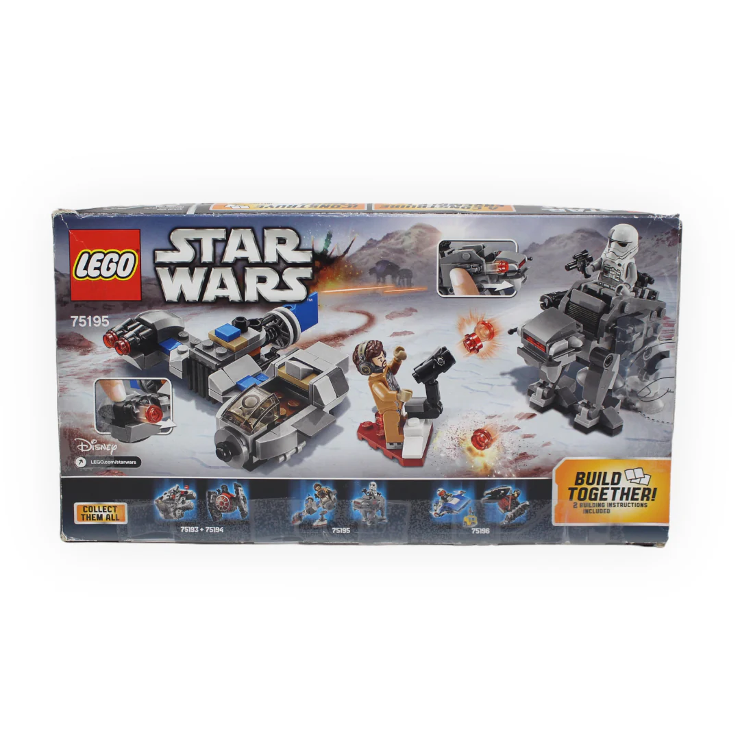 Certified Used Set 75195 Star Wars Ski Speeder vs. First Order Walker Microfighters - Image 2