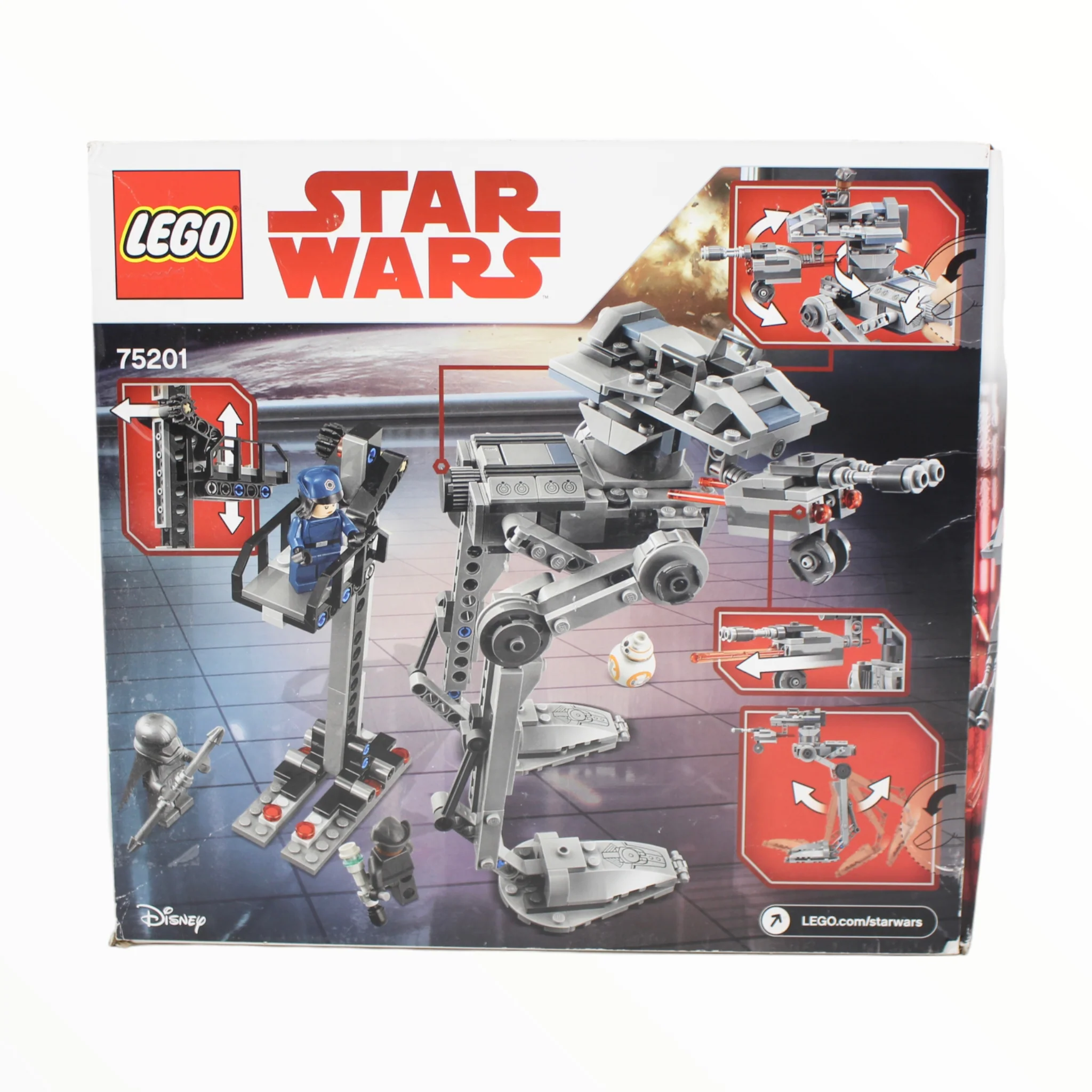 Certified Used Set 75201 Star Wars First Order AT-ST (open box, sealed bags) - Image 2