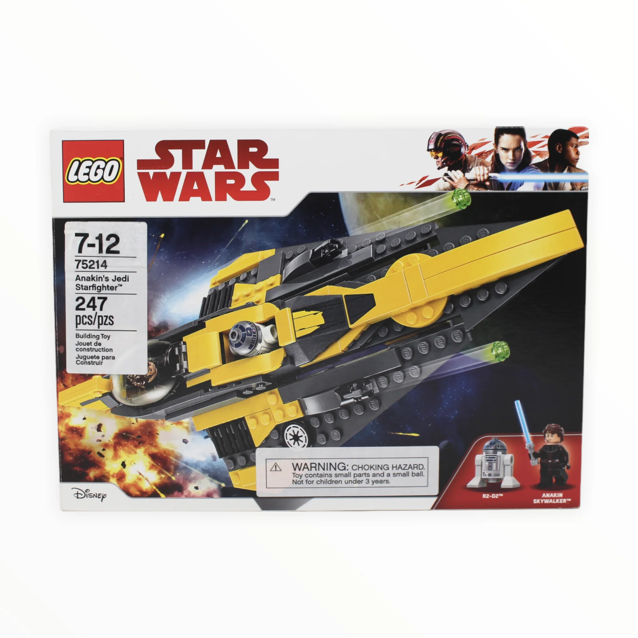 Certified Used Set 75214 Star Wars Anakin’s Jedi Starfighter (label sticker)