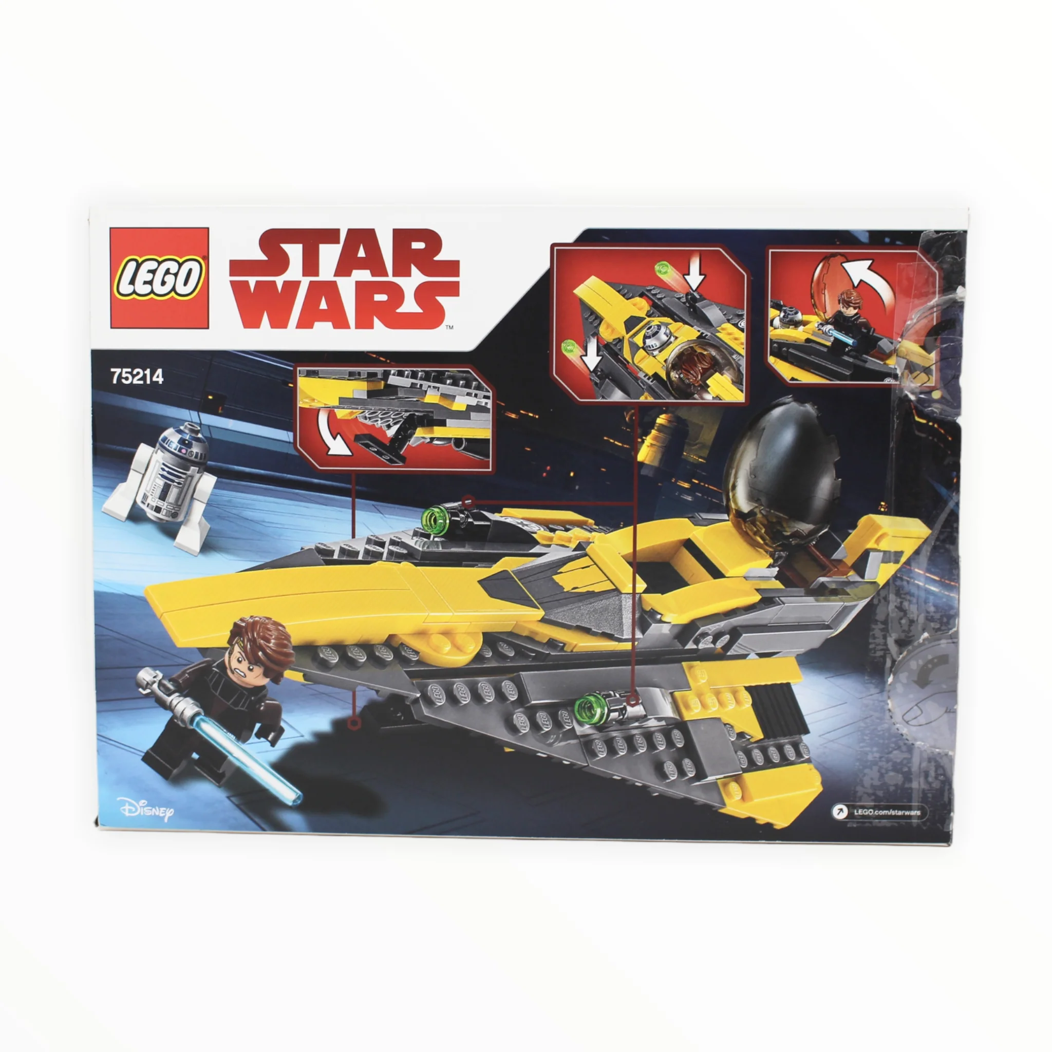 Certified Used Set 75214 Star Wars Anakin’s Jedi Starfighter (label sticker) - Image 2