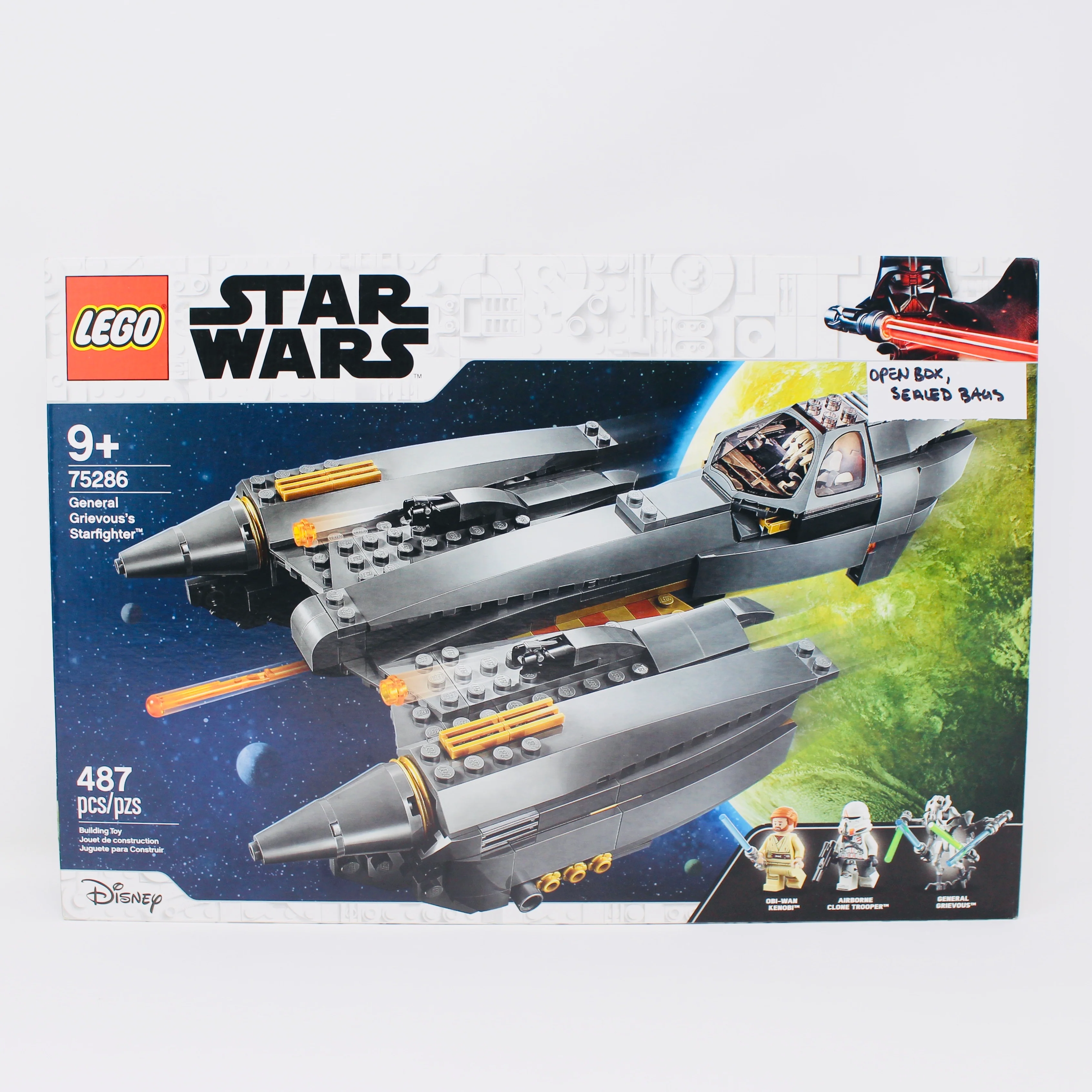 Certified Used Set 75286 Star Wars General Grievouss Starfighter
