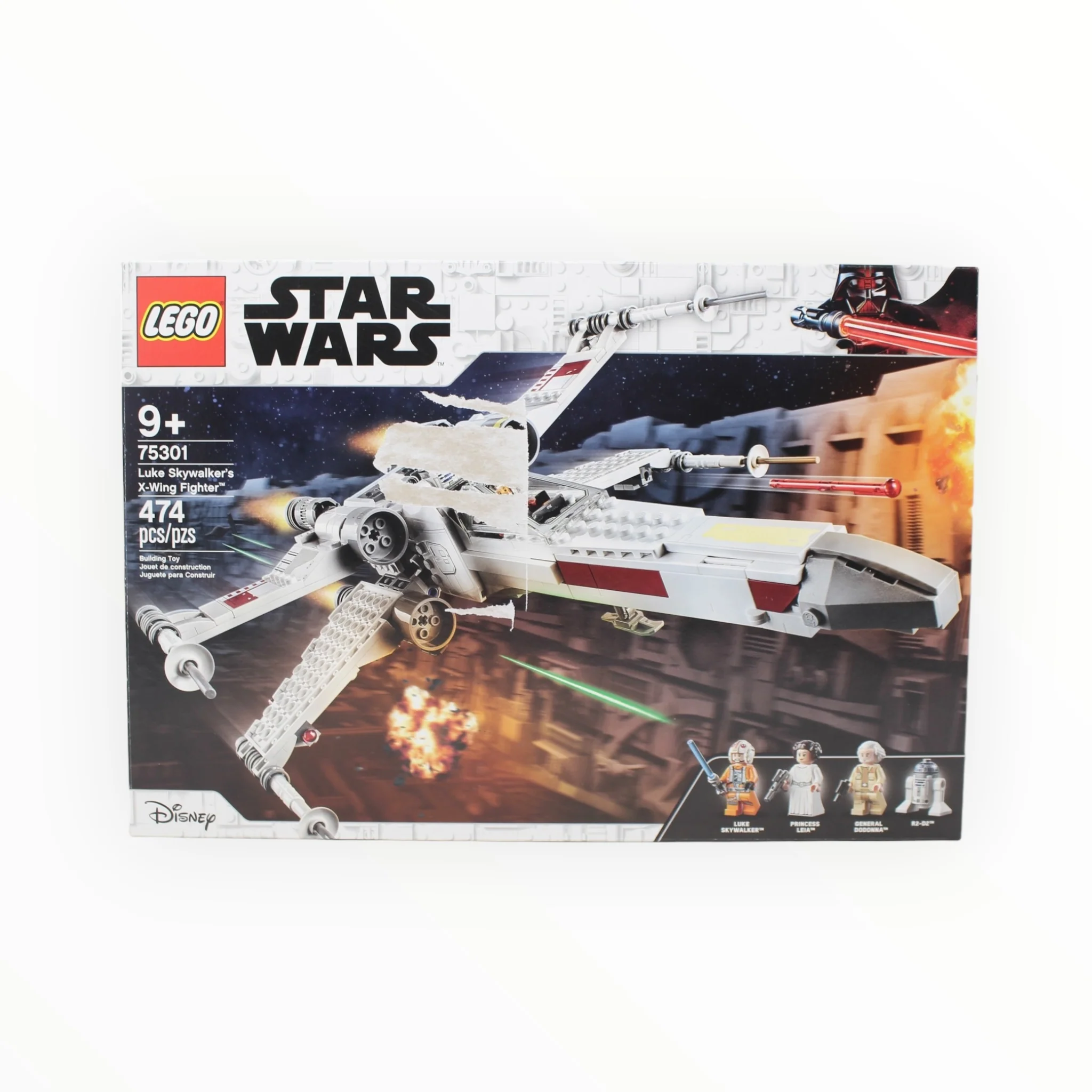 Certified Used Set 75301 Star Wars Luke Skywalker’s X-Wing Fighter (damaged box)