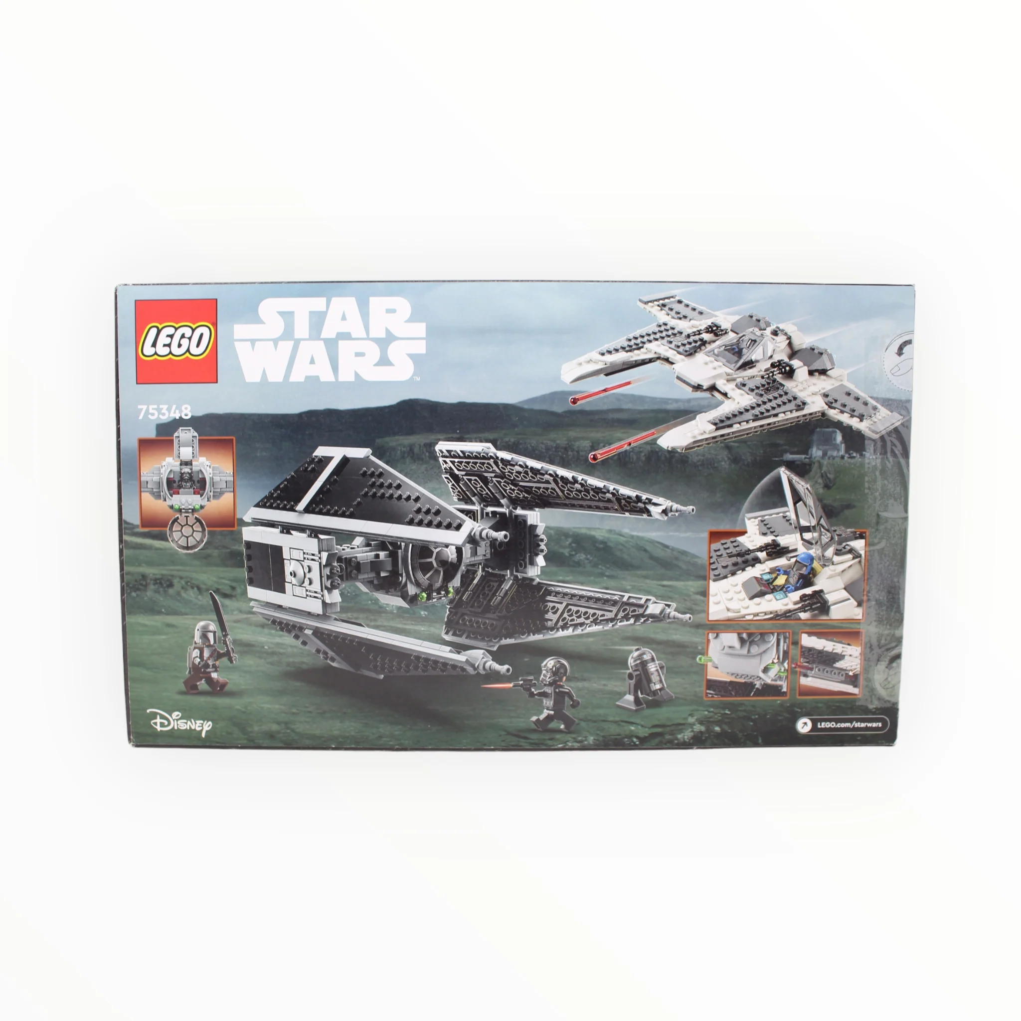 Certified Used Set 75348 Star Wars Mandalorian Fang Fighter vs TIE Interceptor - Image 2