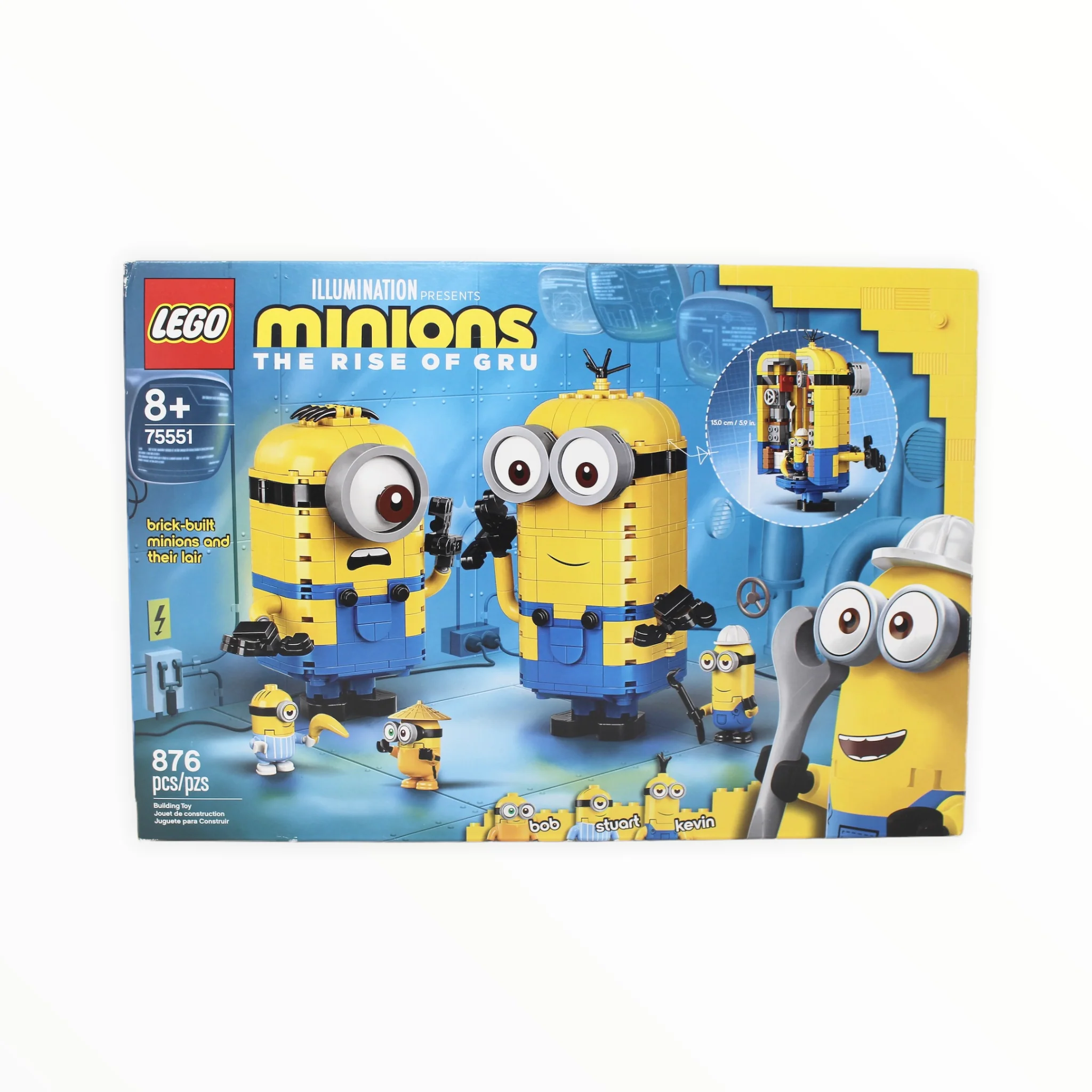 Certified Used Set 75551 Minions Brick-Built Minions and Their Lair